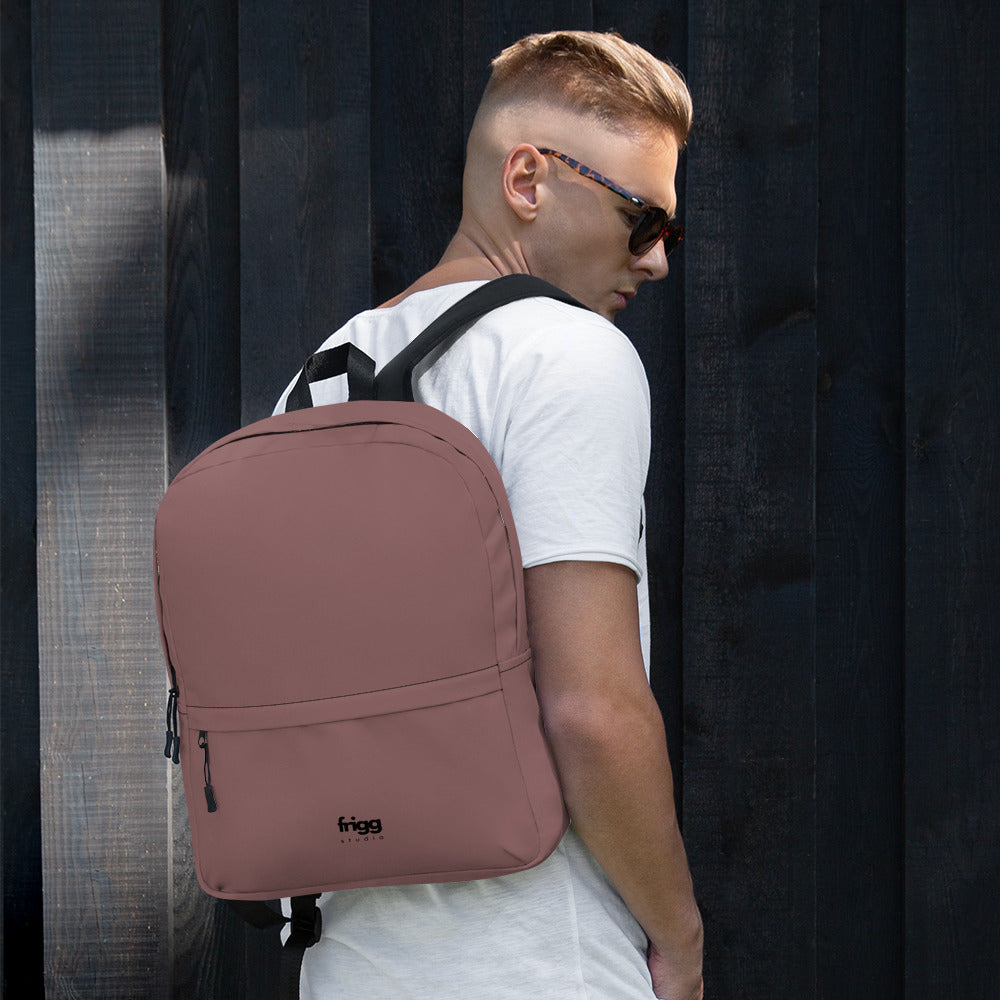 LIGHT WOOD - WATER-RESISTANT BACKPACK WITH LAPTOP POCKET