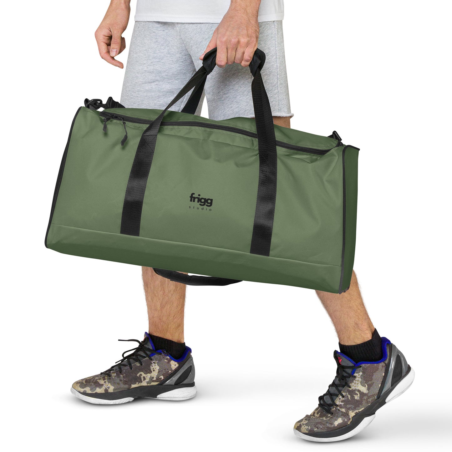 CAMOUFLAGE GREEN - DUFFLE BAG
