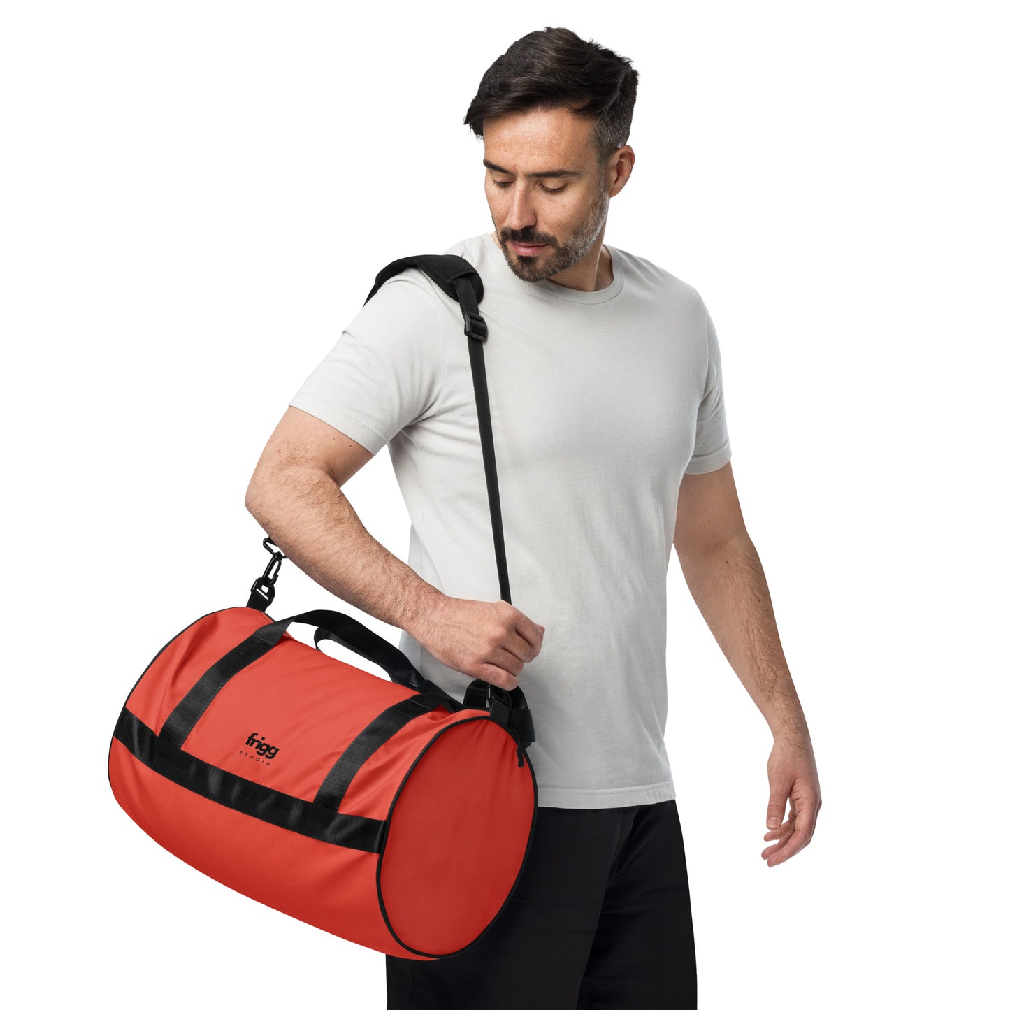 ORANGE RED - GYM BAG