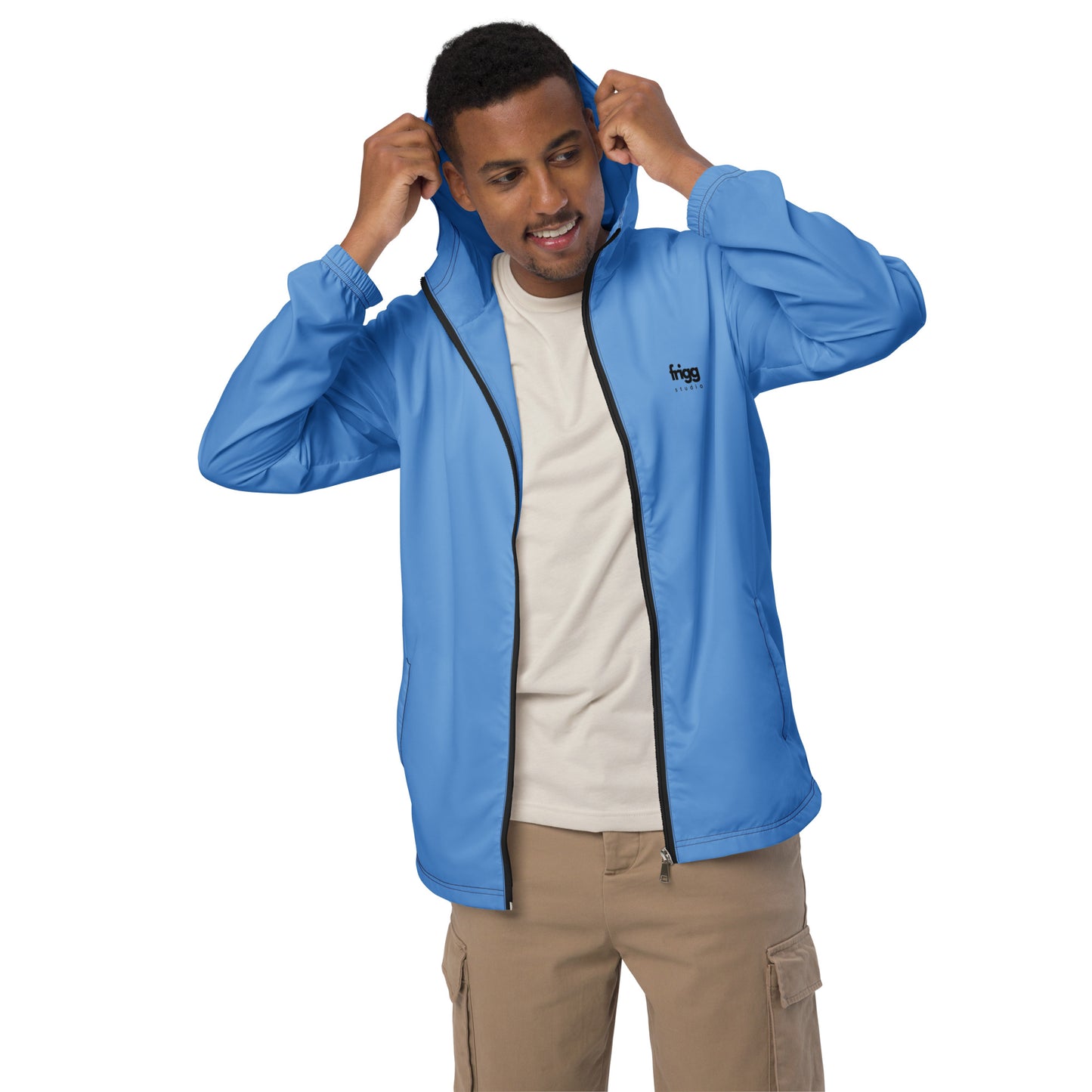 JORDY BLUE - MEN'S WATER-RESISTANT WINDBREAKER