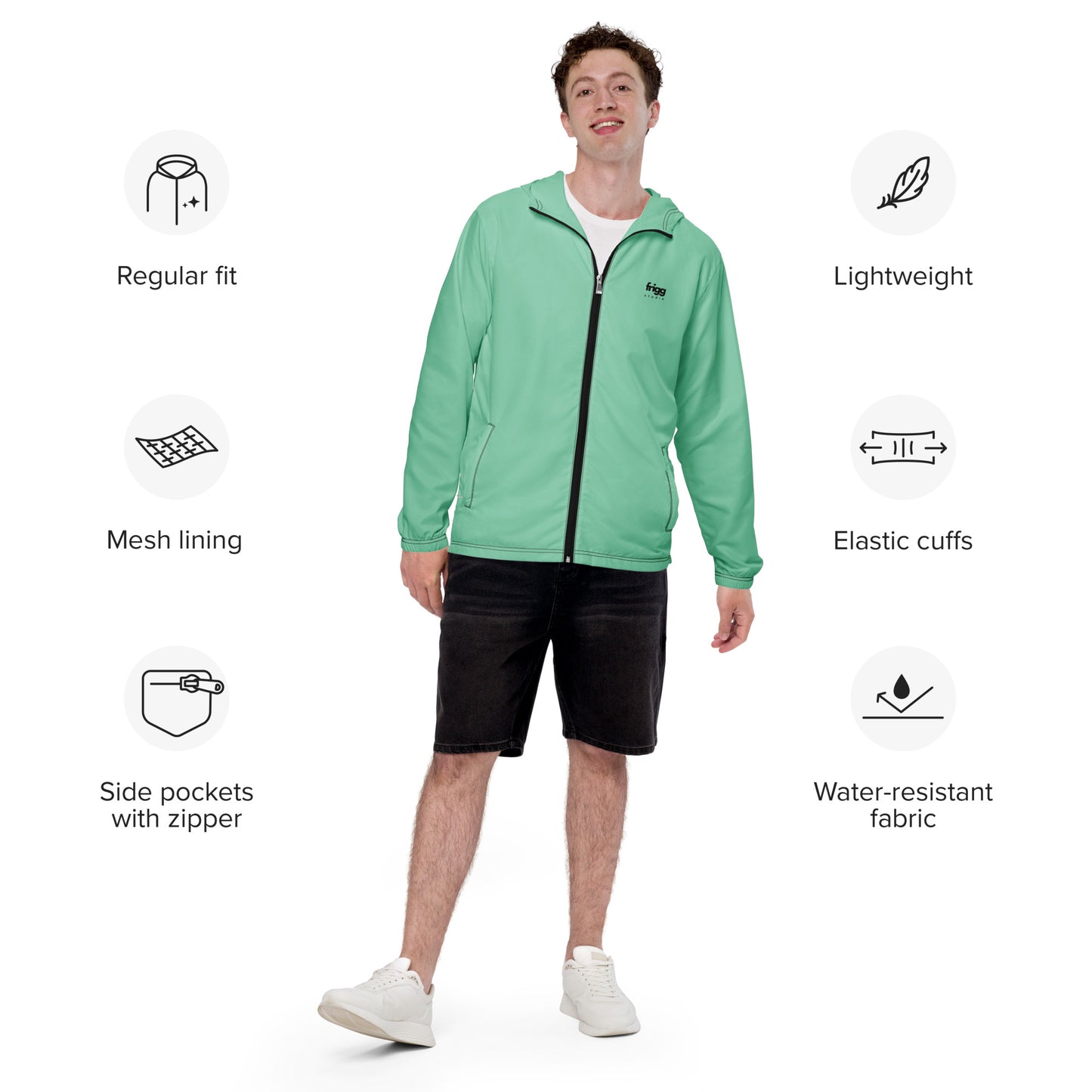 VISTA - MEN'S WATER-RESISTANT WINDBREAKER