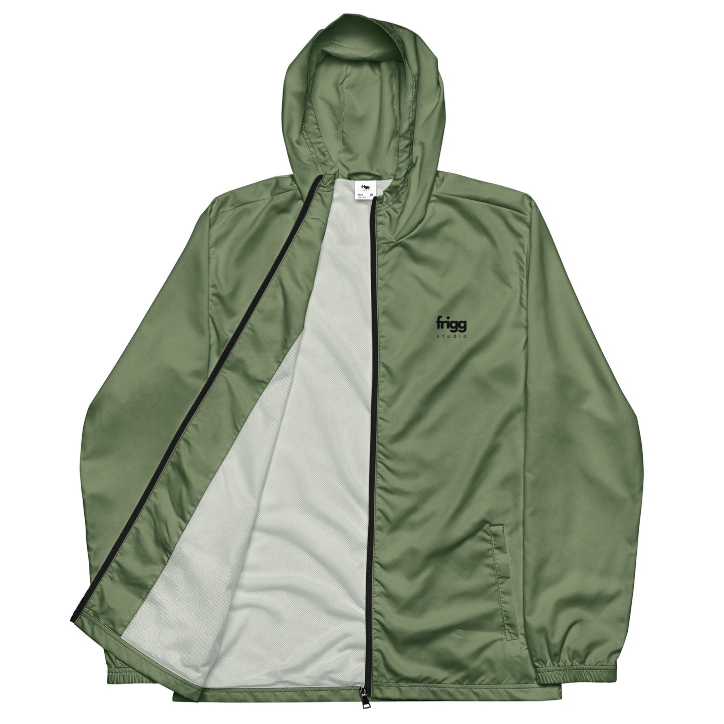 CAMOUFLAGE GREEN - MEN'S WATER-RESISTANT WINDBREAKER