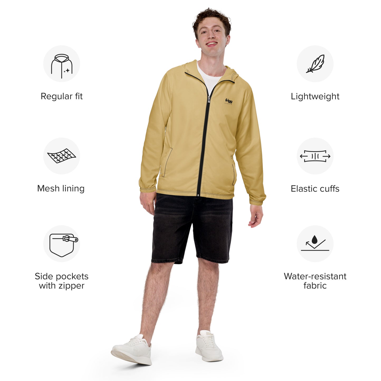 SANDY - MEN'S WATER-RESISTANT WINDBREAKER