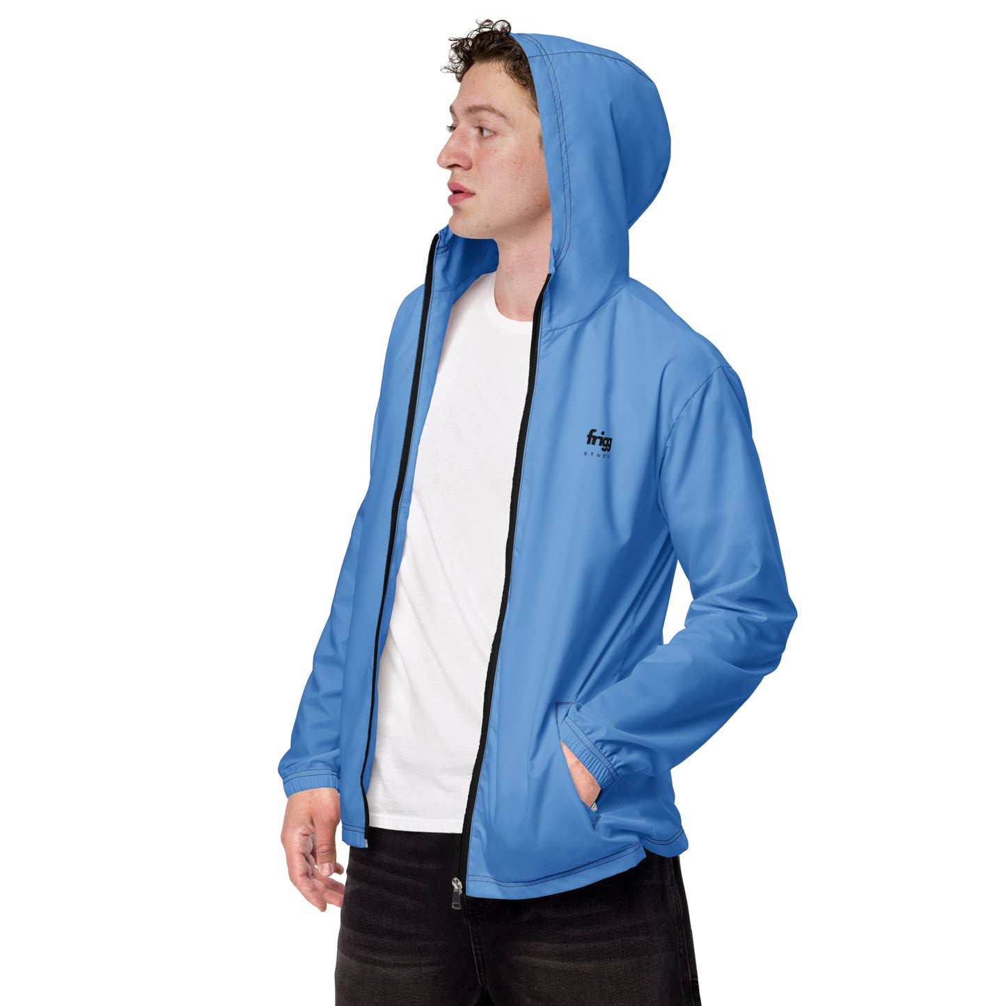 JORDY BLUE - MEN'S WATER-RESISTANT WINDBREAKER