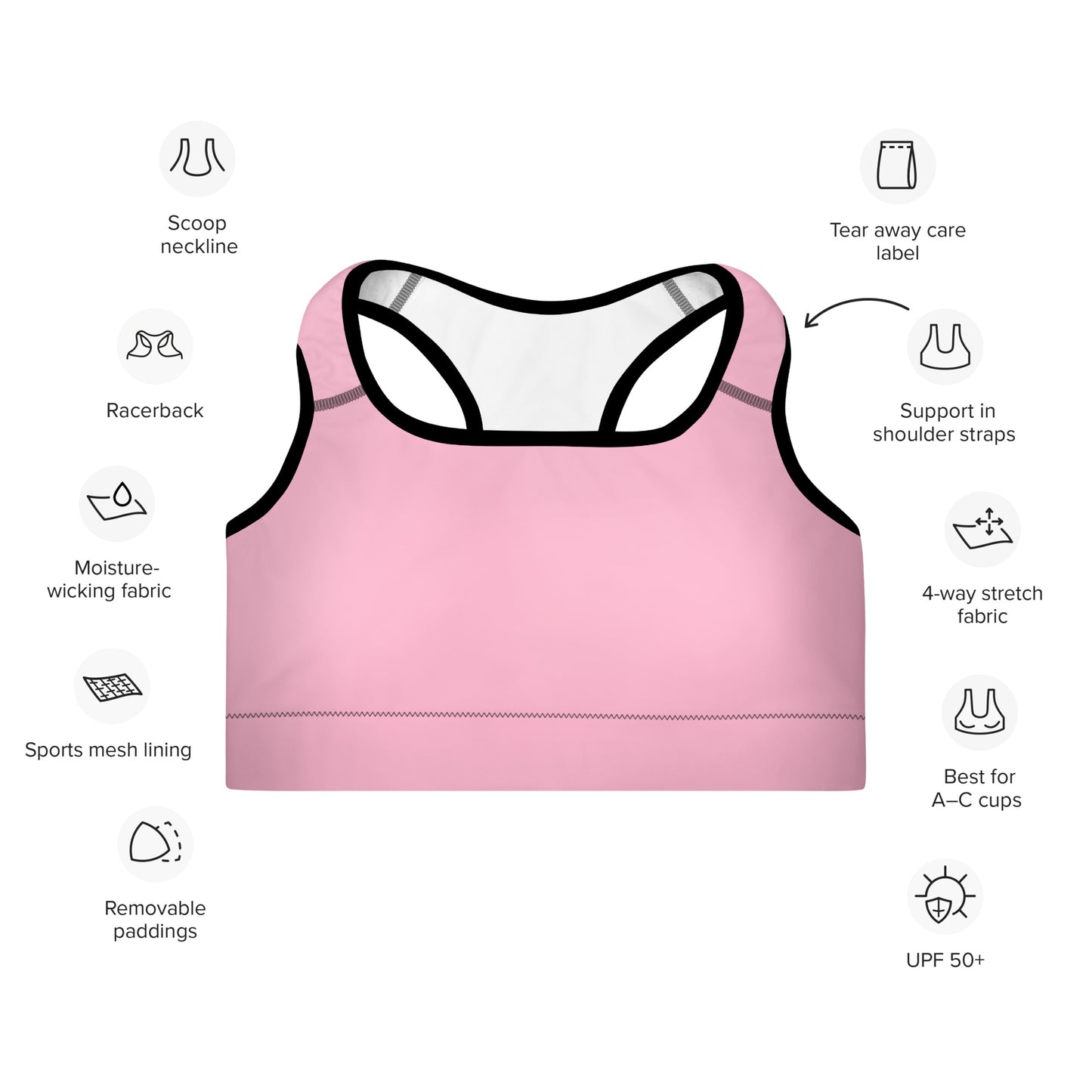 COTTON CANDY – GEPOLSTERTER SPORT-BH
