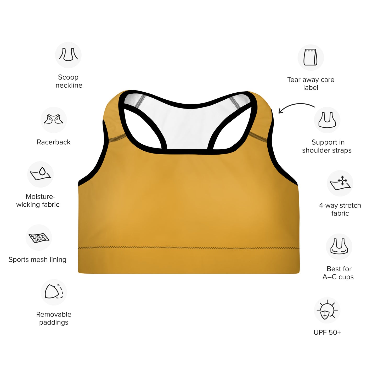 BUTTERCUP - PADDED SPORTS BRA