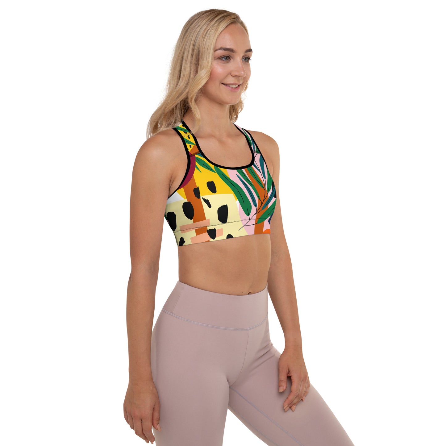 JUNGLE - PADDED SPORTS BRA