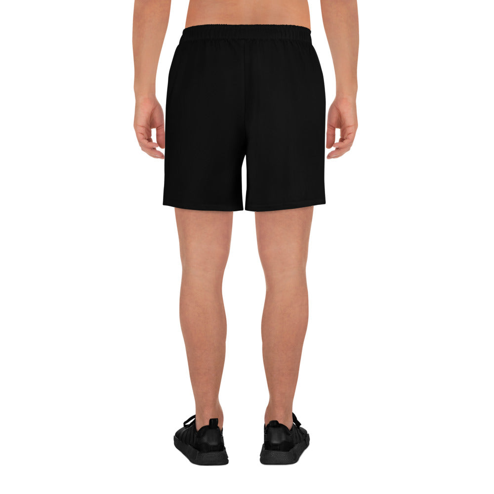 BLACK - MEN'S ATHLETIC SHORTS