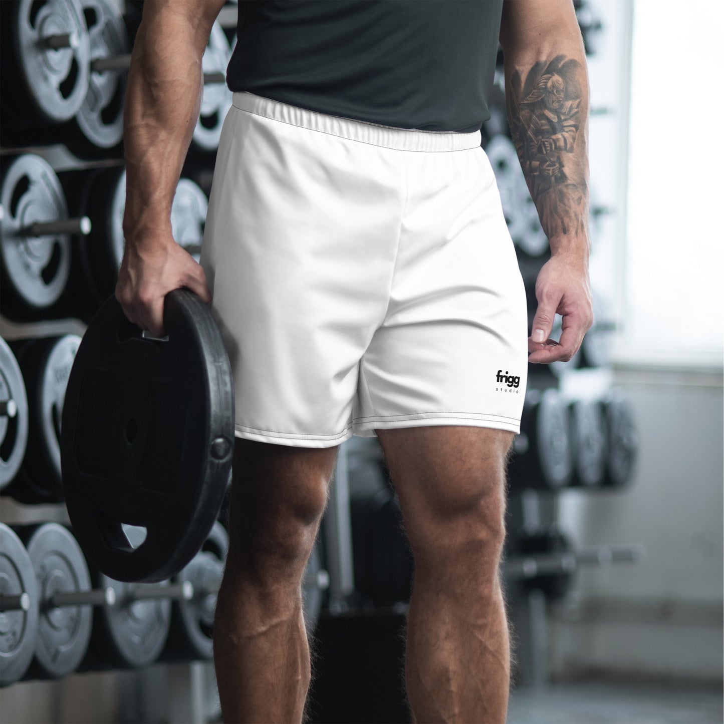 WEISS - SPORTSHORTS FÜR HERREN
