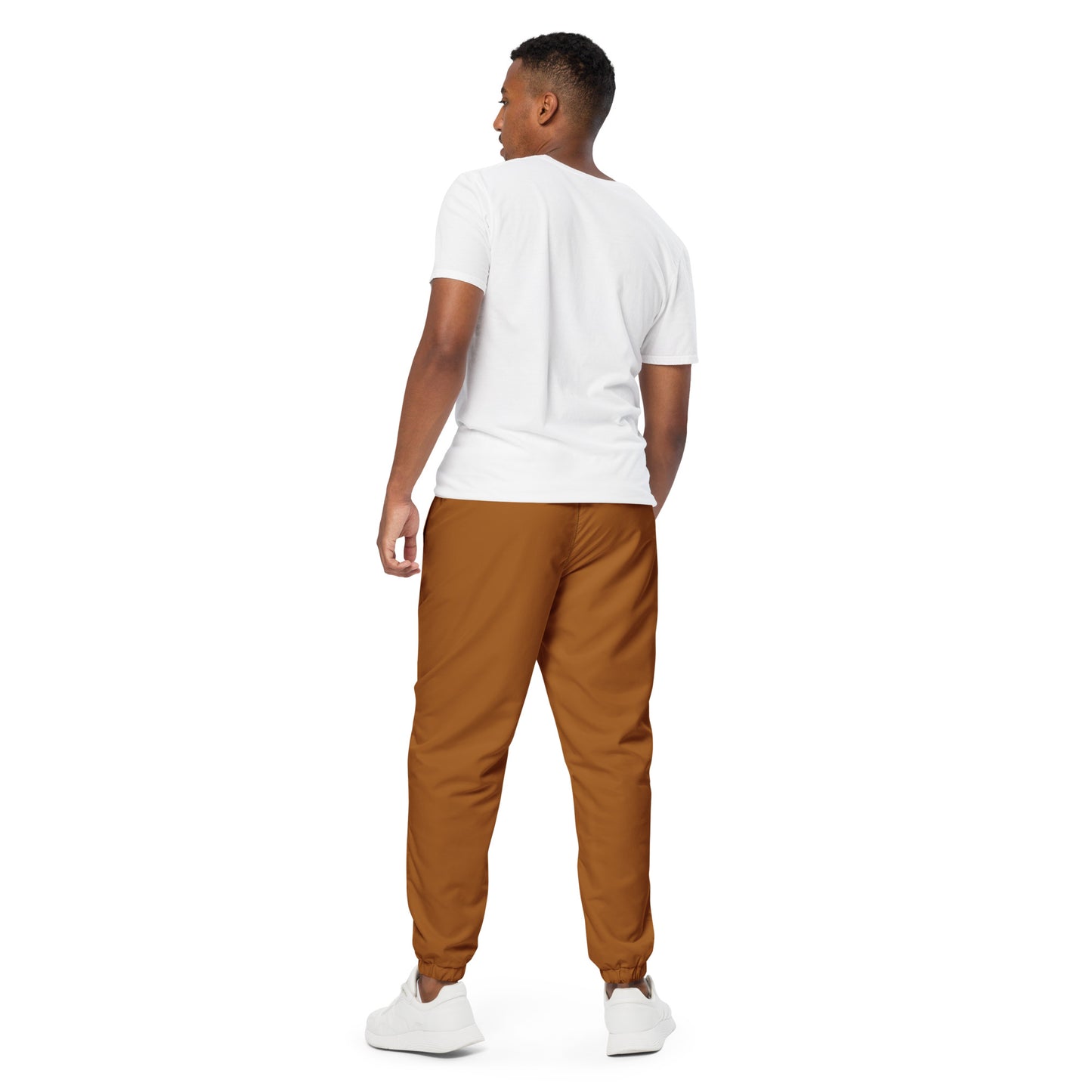 BURNT COFFEE - MEN'S WATER-RESISTANT TRACK PANTS