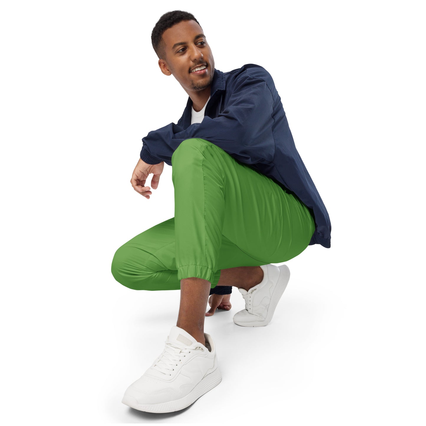 FOREST GREEN - MEN'S WATER-RESISTANT TRACK PANTS