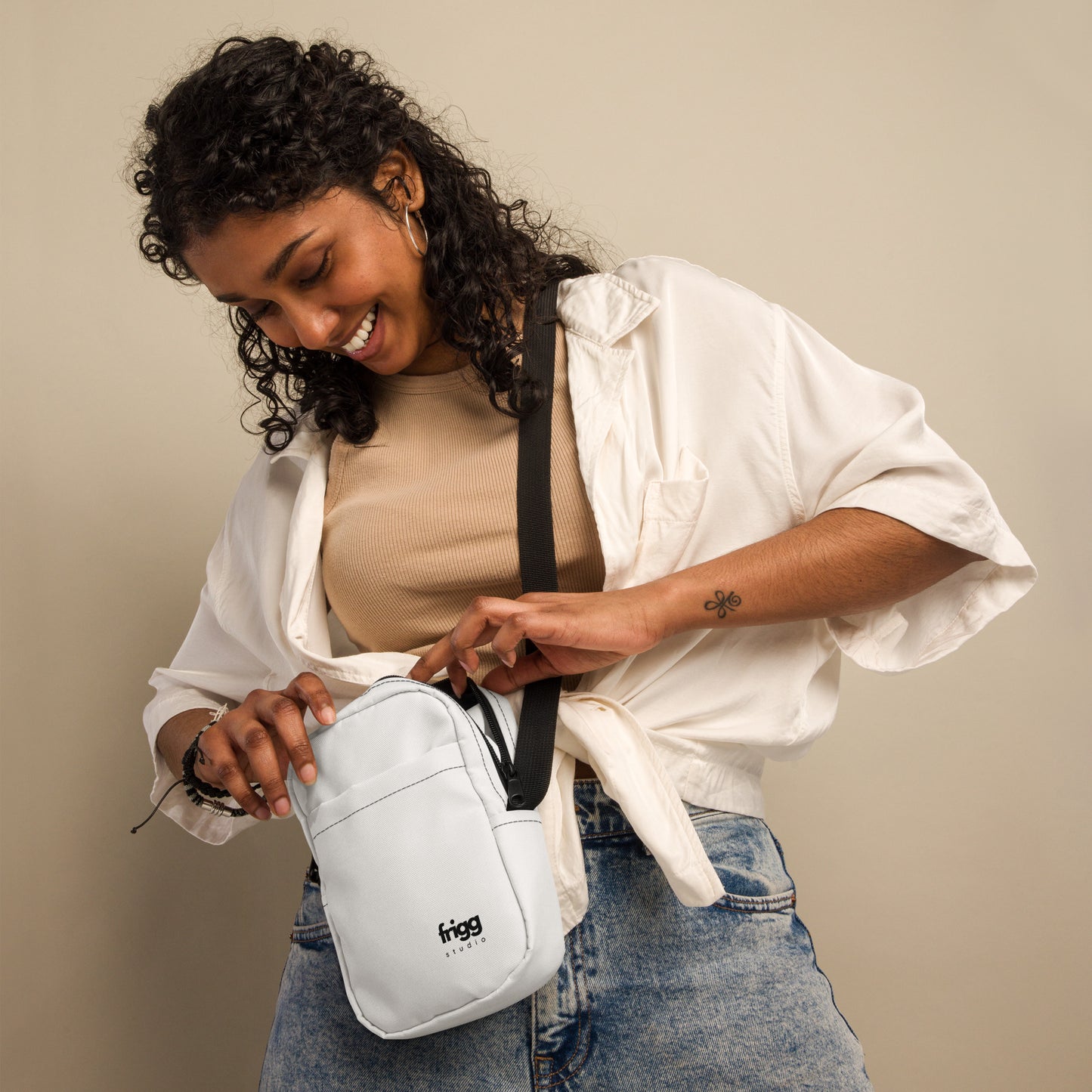 WHITE - CROSSBODY BAG