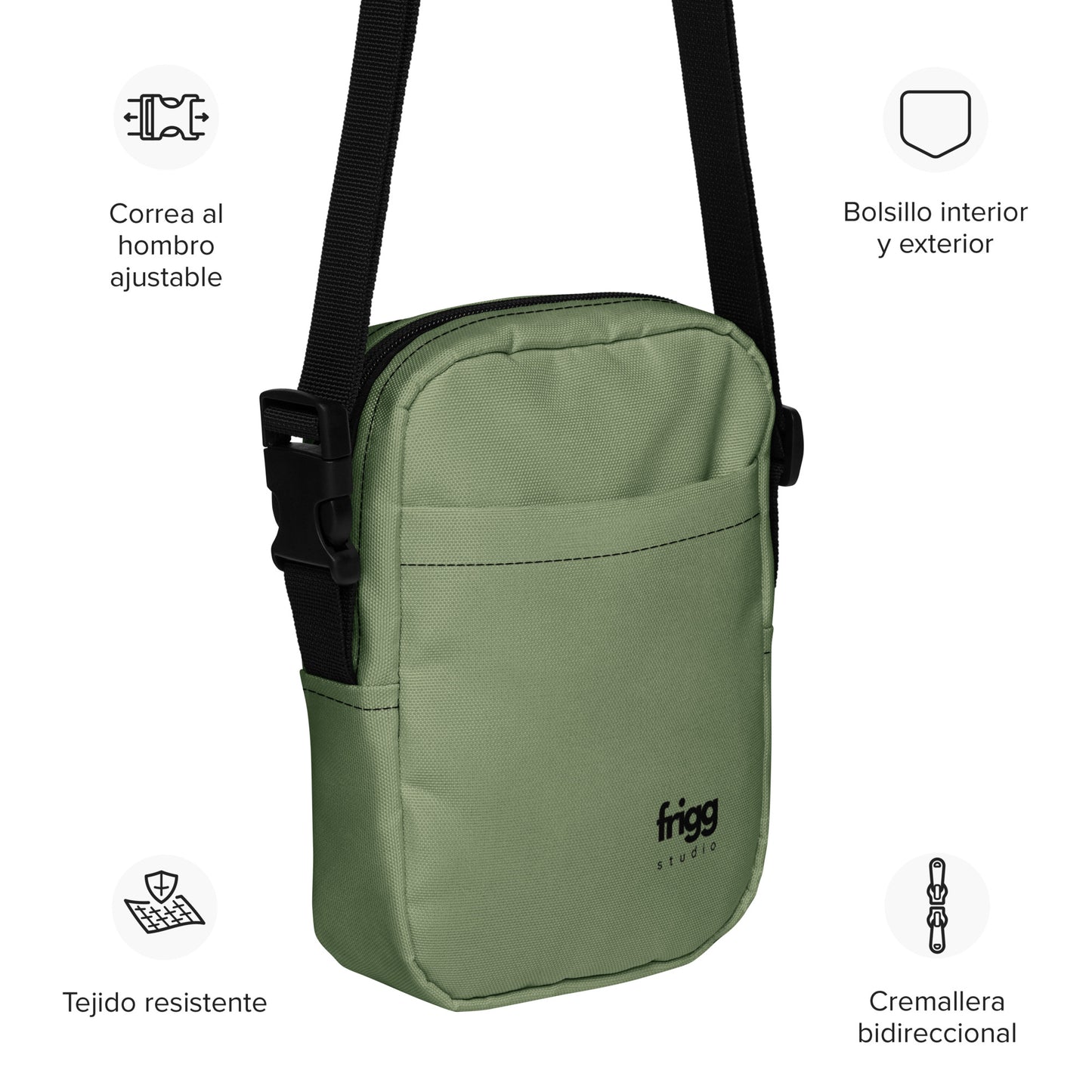 CAMOUFLAGE GREEN - CROSSBODY BAG