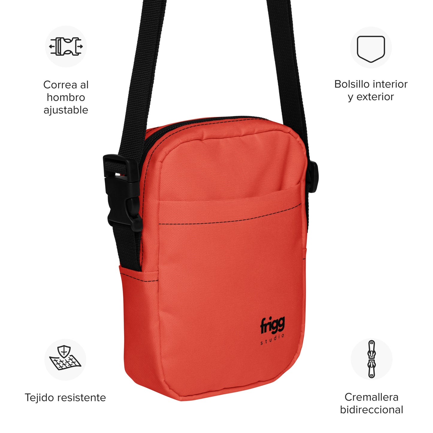 ORANGE RED - CROSSBODY BAG