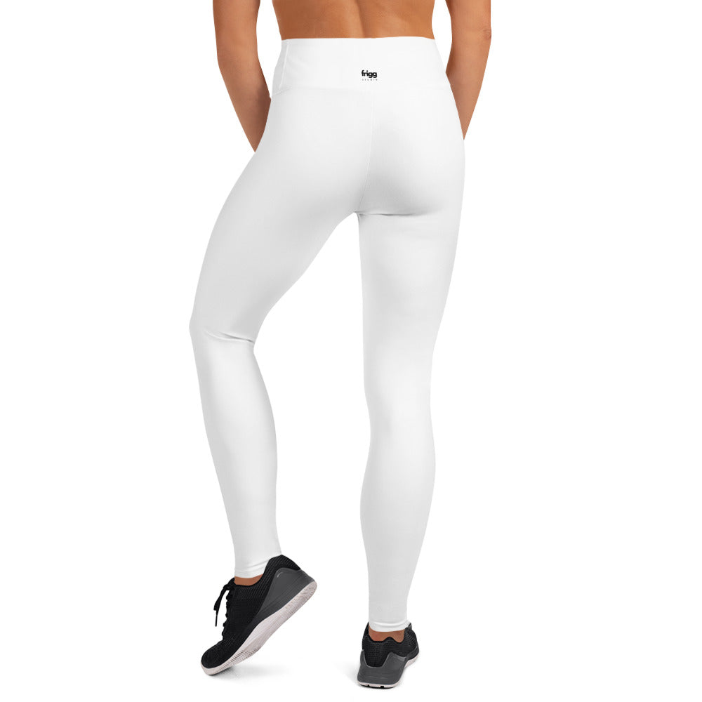 WHITE - WOMEN'S HIGH WAIST YOGA LEGGINGS