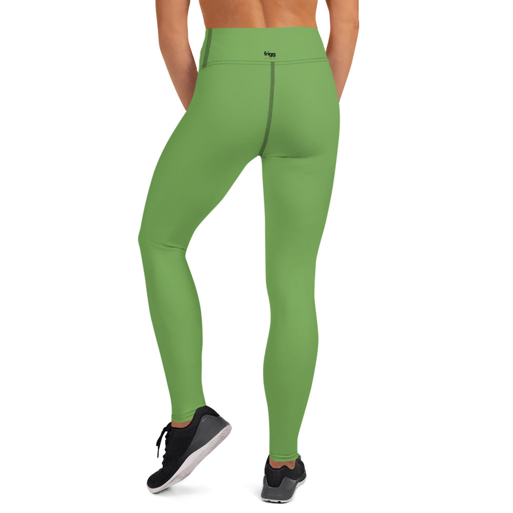 FOREST GREEN - HIGH-WAIST YOGA-LEGGINGS