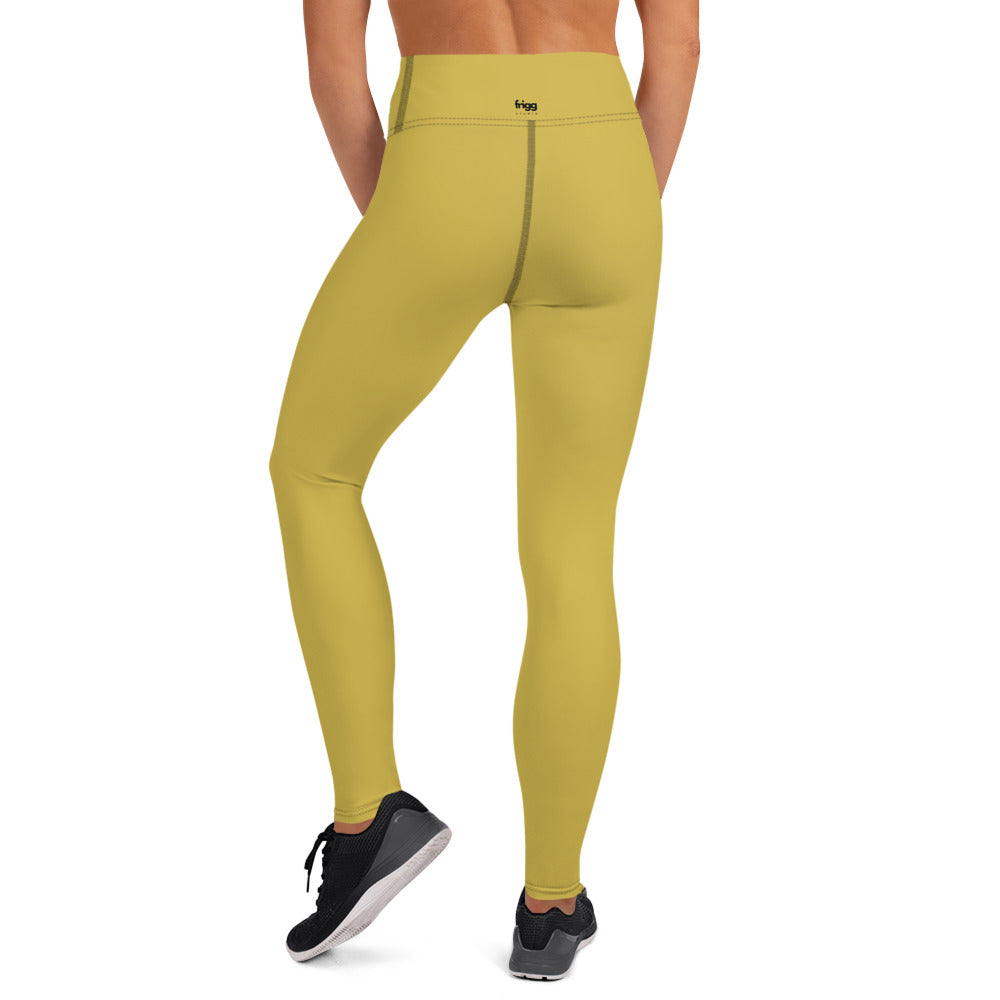 OLD GOLD - HIGH-WAIST YOGA-LEGGINGS