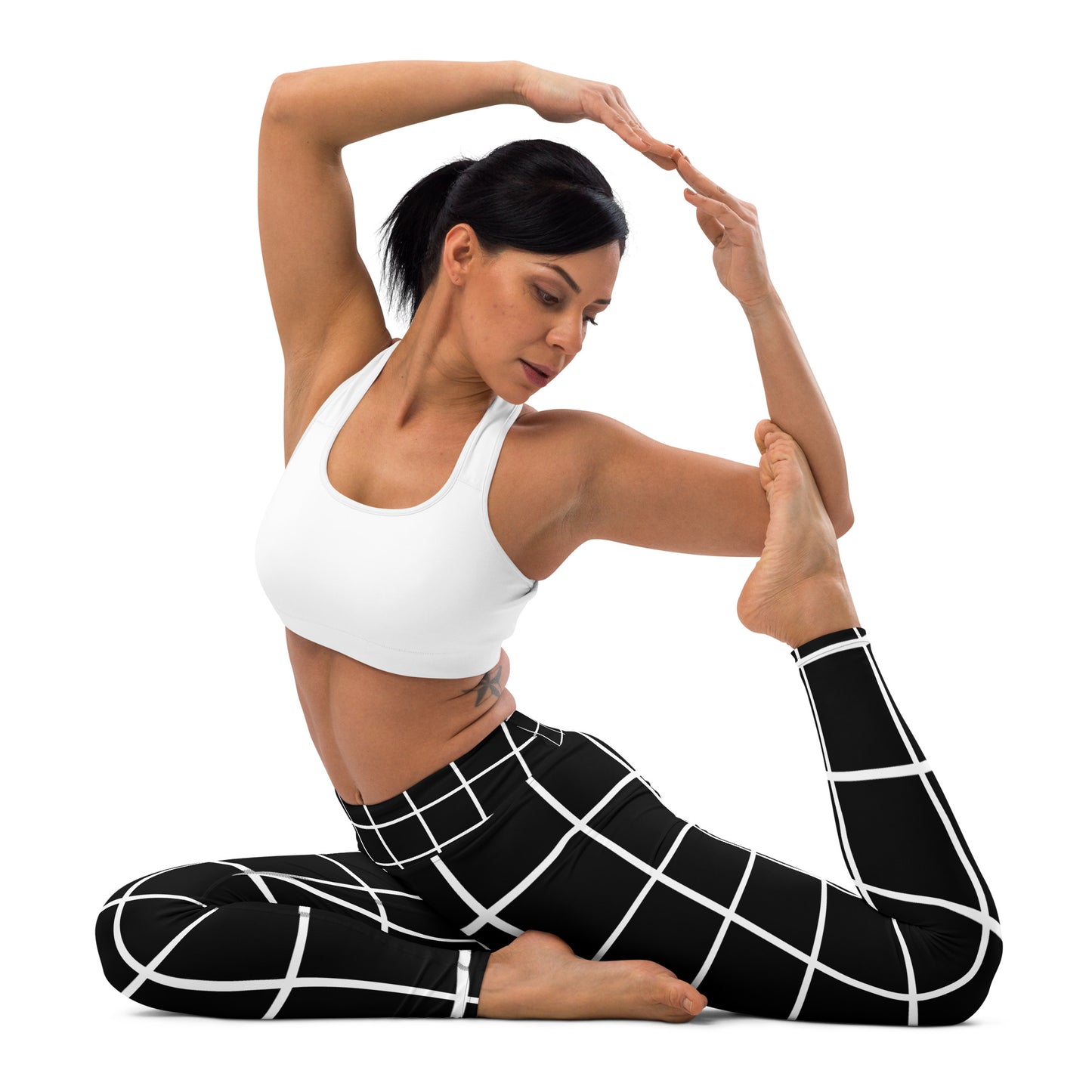MONOCHROME – YOGA-Leggings mit hoher Taille für Damen