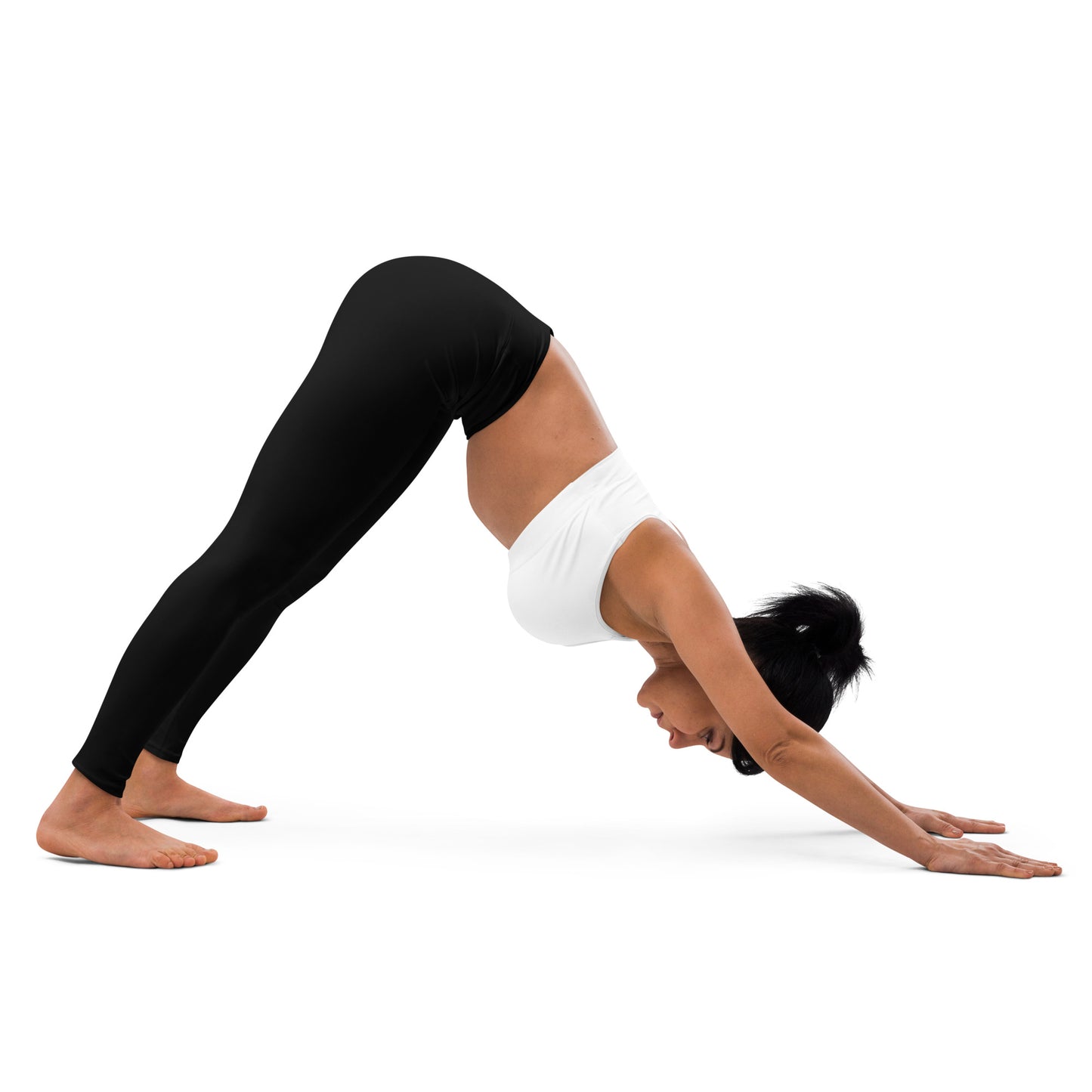 SCHWARZ - YOGA-LEGGINGS MIT HOHER TAILLE FÜR DAMEN