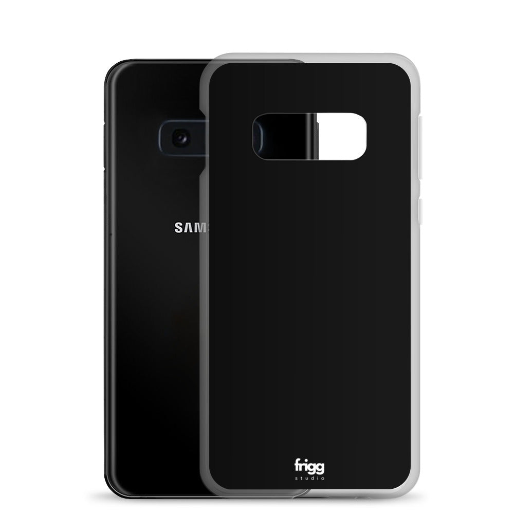 BLACK - CLEAR CASE FOR SAMSUNG
