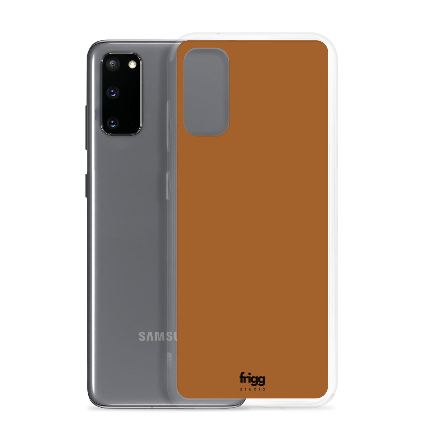BURNT COFFEE - CLEAR CASE FOR SAMSUNG