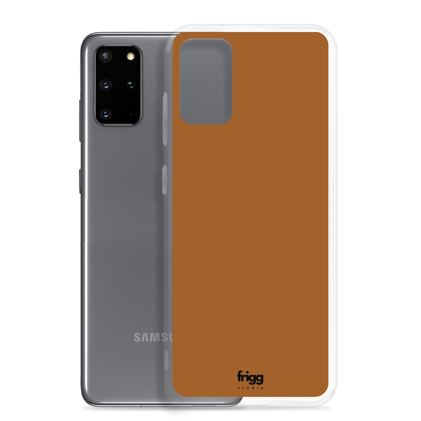 BURNT COFFEE - CLEAR CASE FOR SAMSUNG