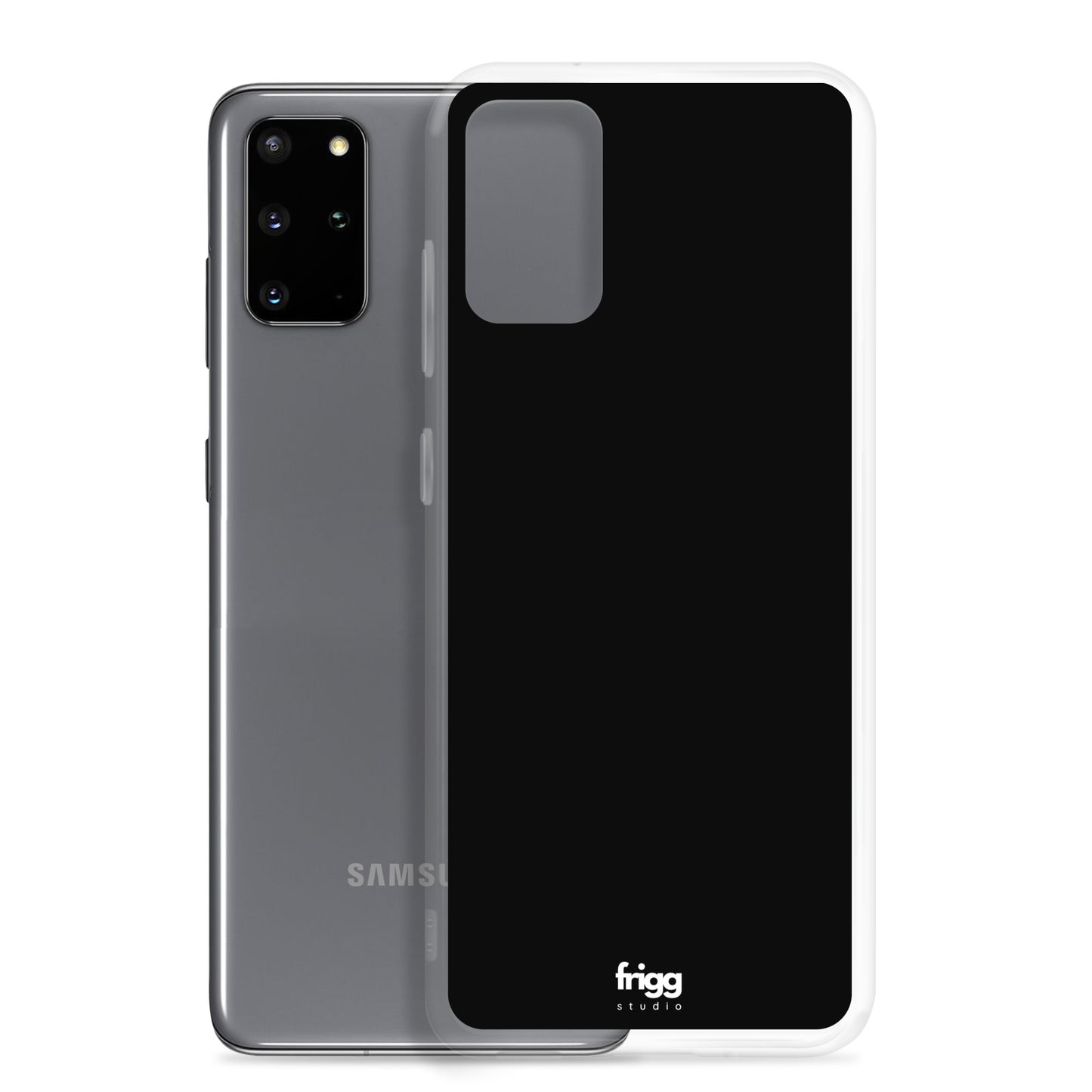 BLACK - CLEAR CASE FOR SAMSUNG
