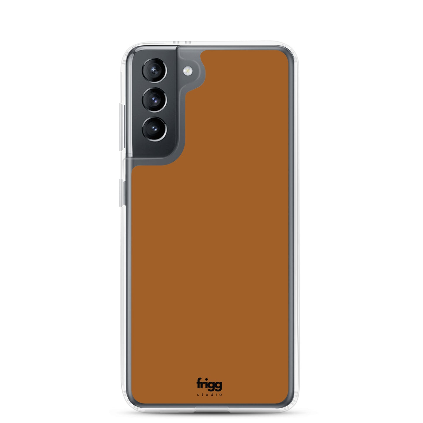 BURNT COFFEE - CLEAR CASE FOR SAMSUNG
