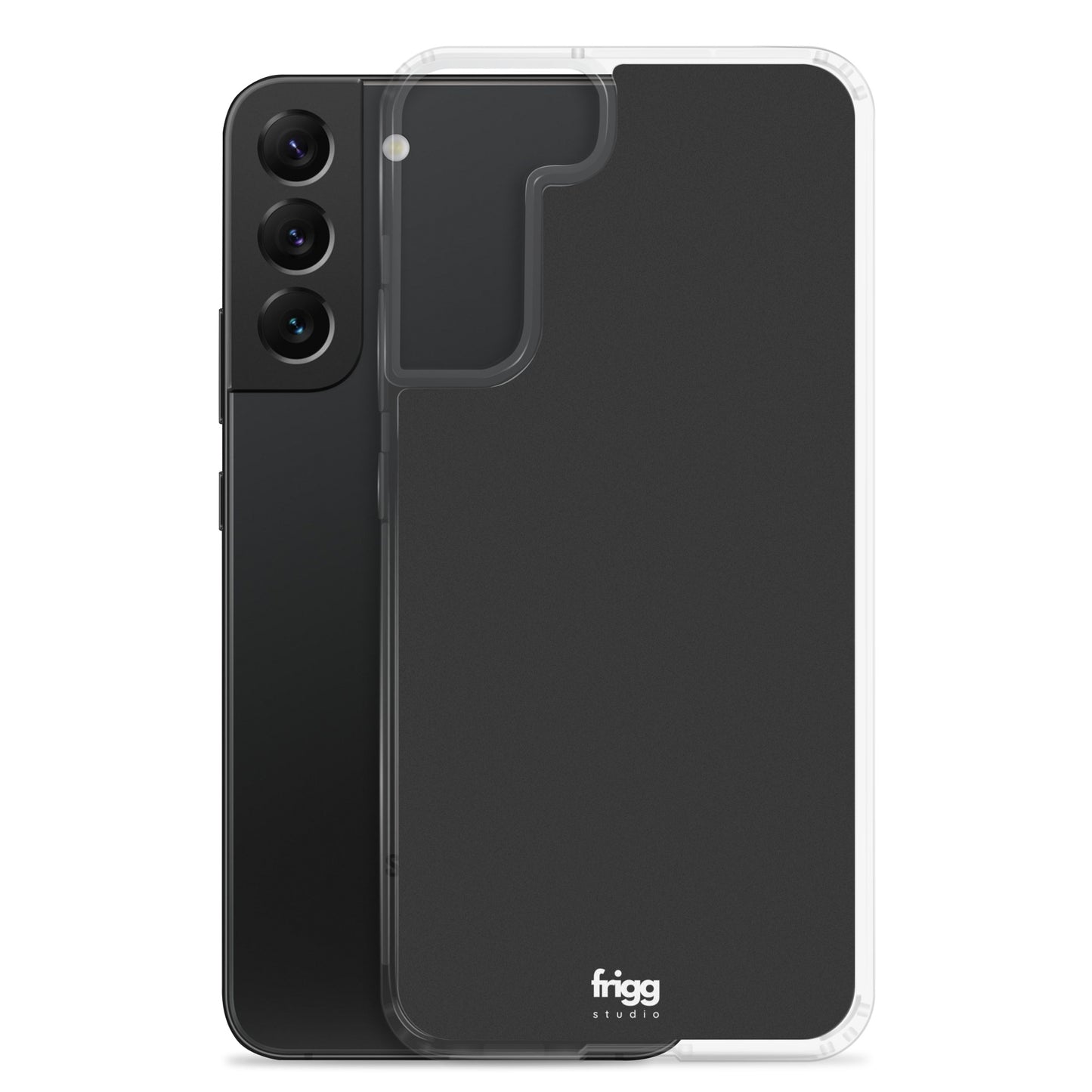 BLACK - CLEAR CASE FOR SAMSUNG