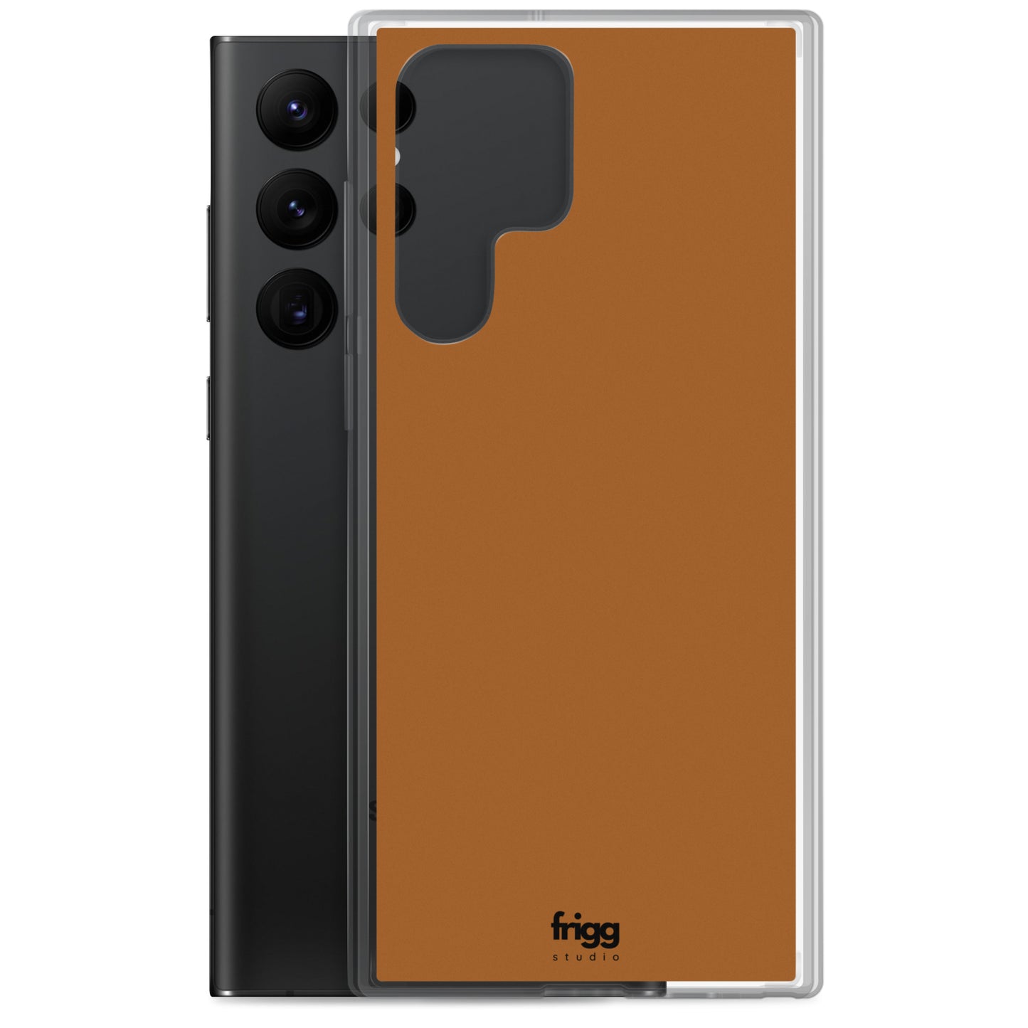 BURNT COFFEE - CLEAR CASE FOR SAMSUNG