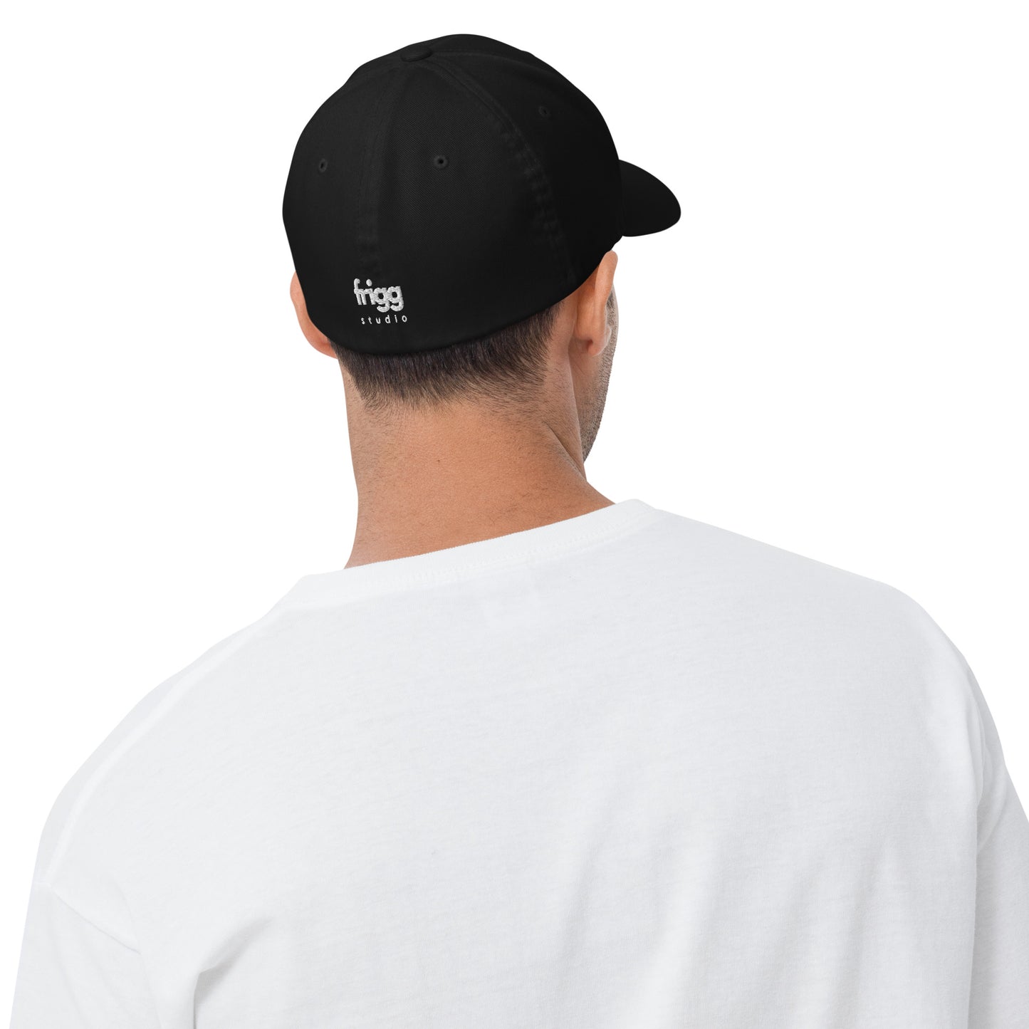 FRENCH BULLDOG - FLEXFIT ANIMAL CAP - BLACK