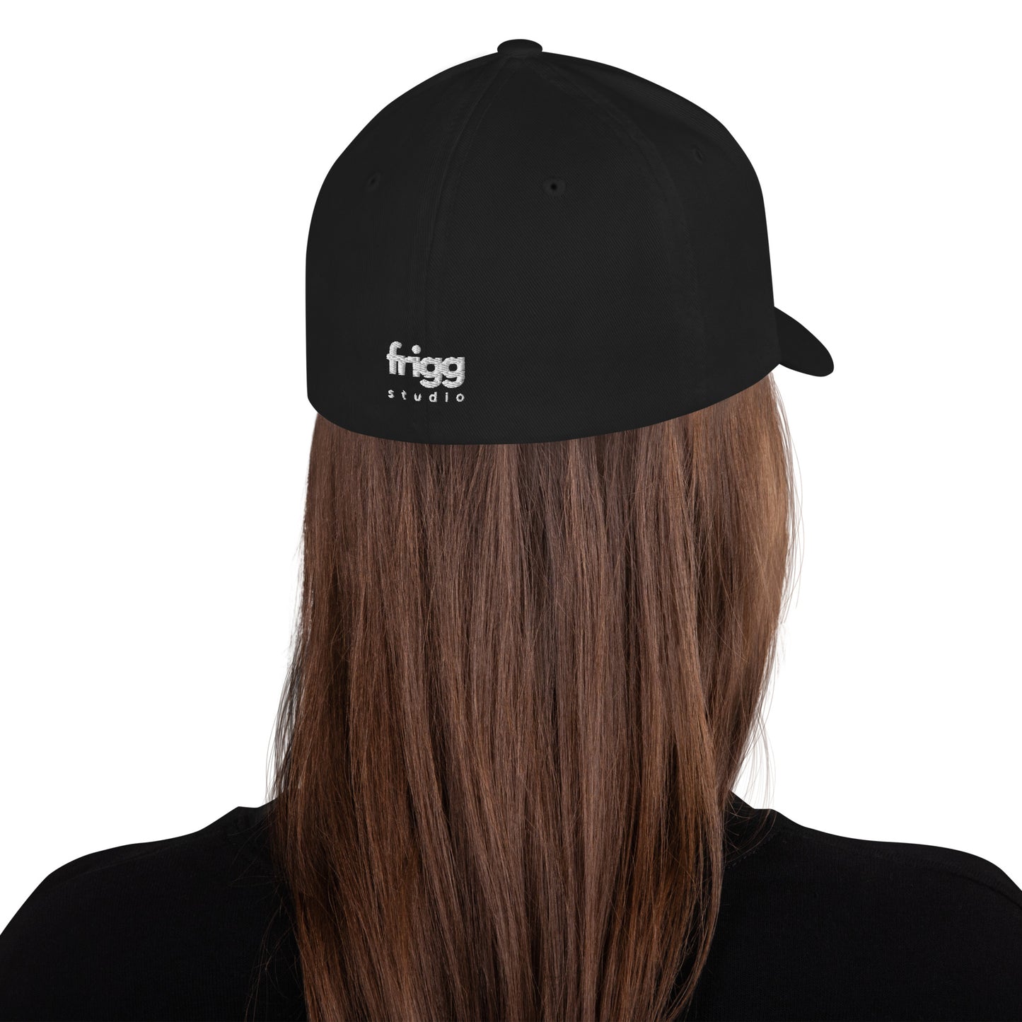 FRENCH BULLDOG - FLEXFIT ANIMAL CAP - BLACK