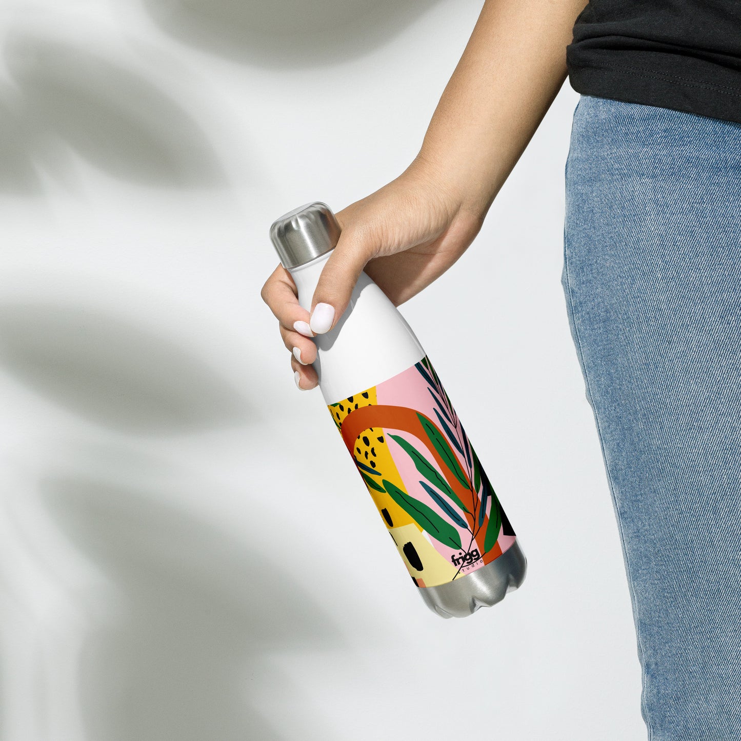 JUNGLE - STAINLESS STEEL WATER BOTTLE