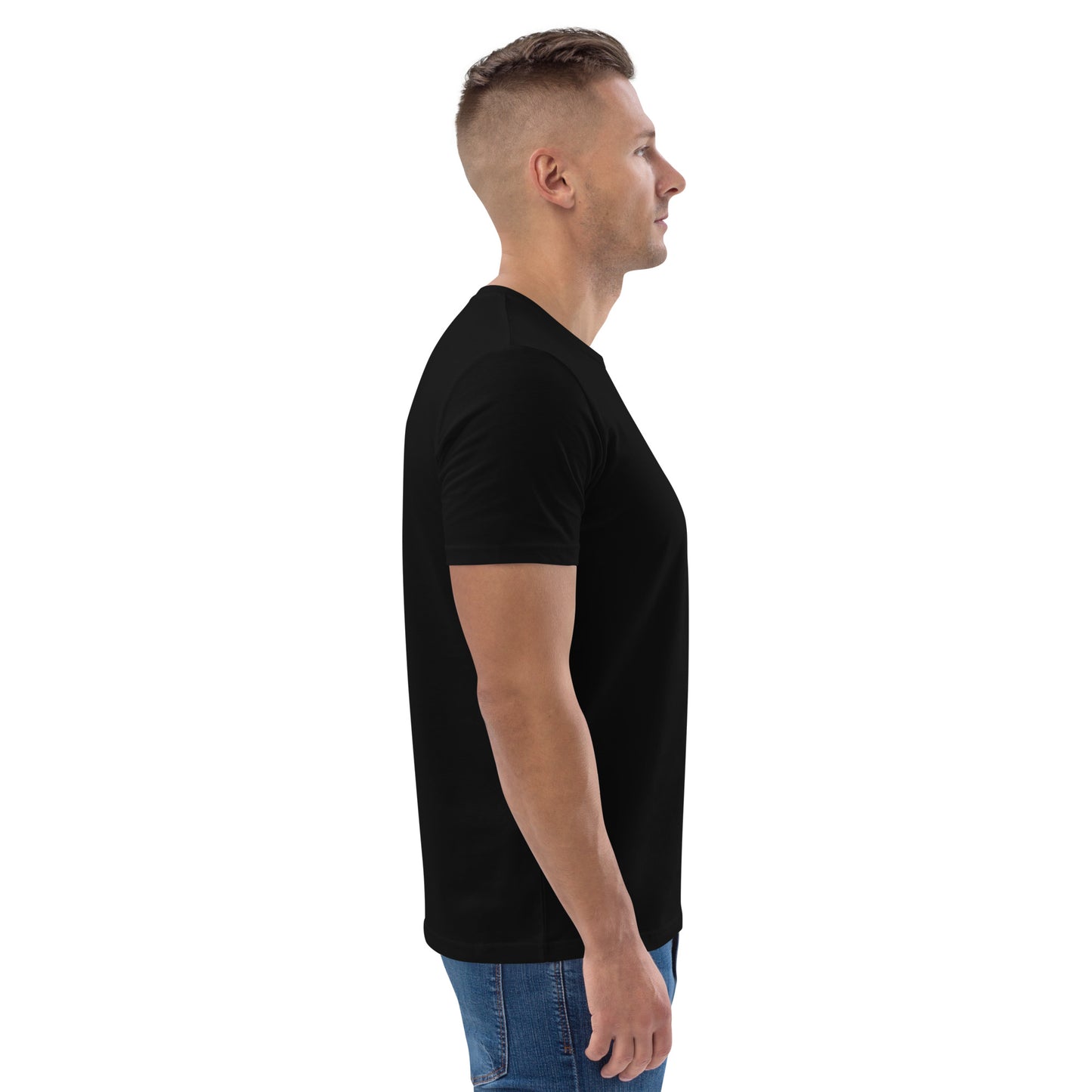 FRANZÖSISCHE BULLDOGGE - BASIC-T-SHIRT FÜR HERREN - SCHWARZ