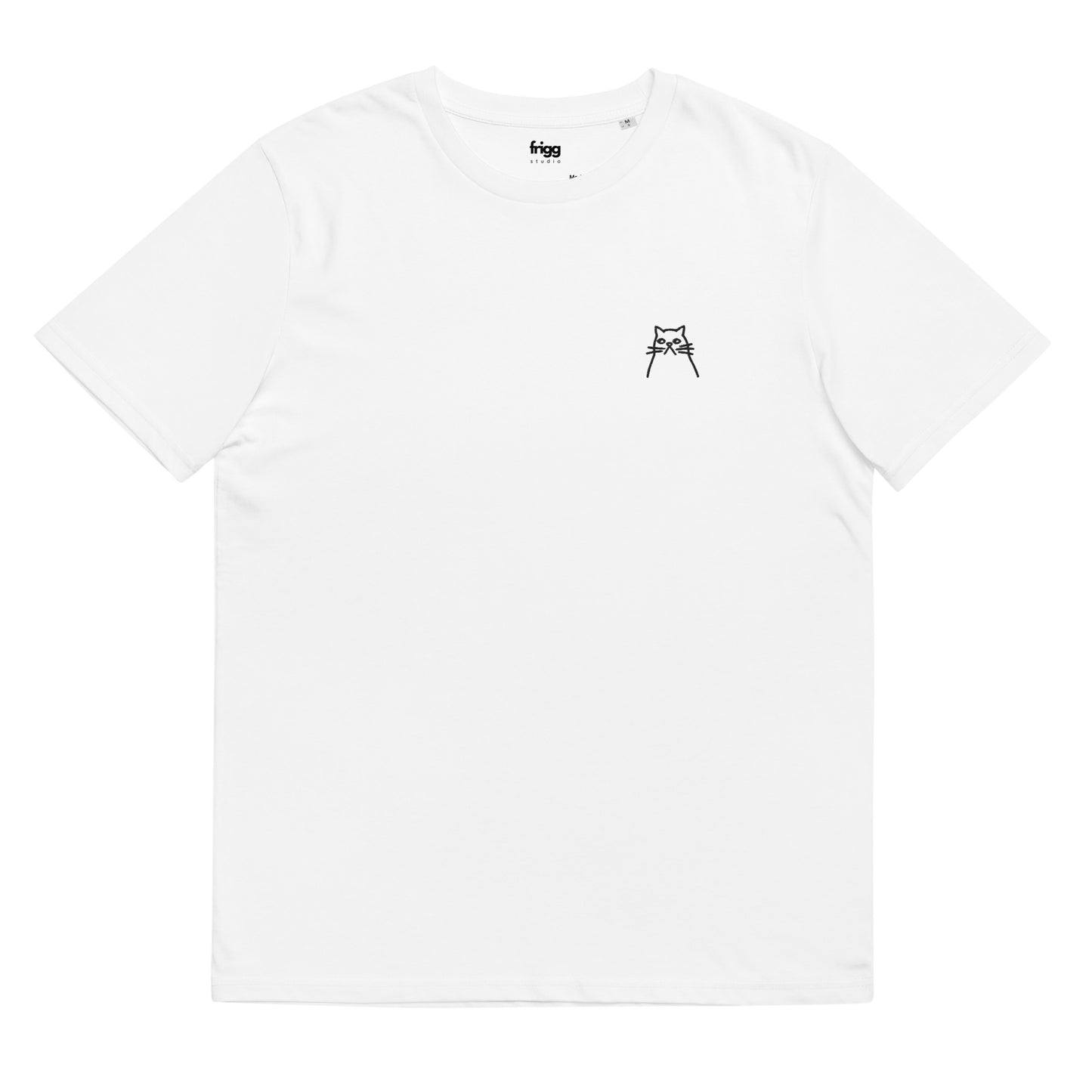 KATZE - HERREN BASIC T-SHIRT - WEISS