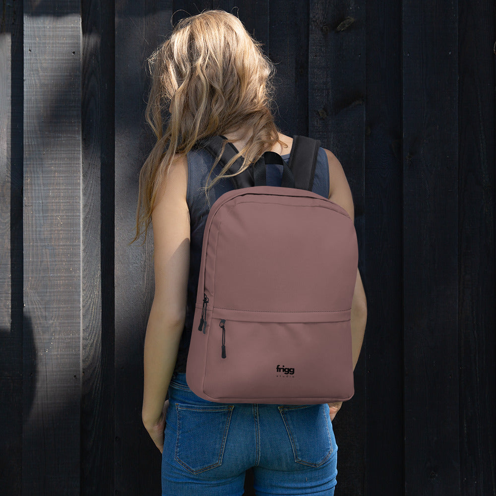 LIGHT WOOD - WATER-RESISTANT BACKPACK WITH LAPTOP POCKET