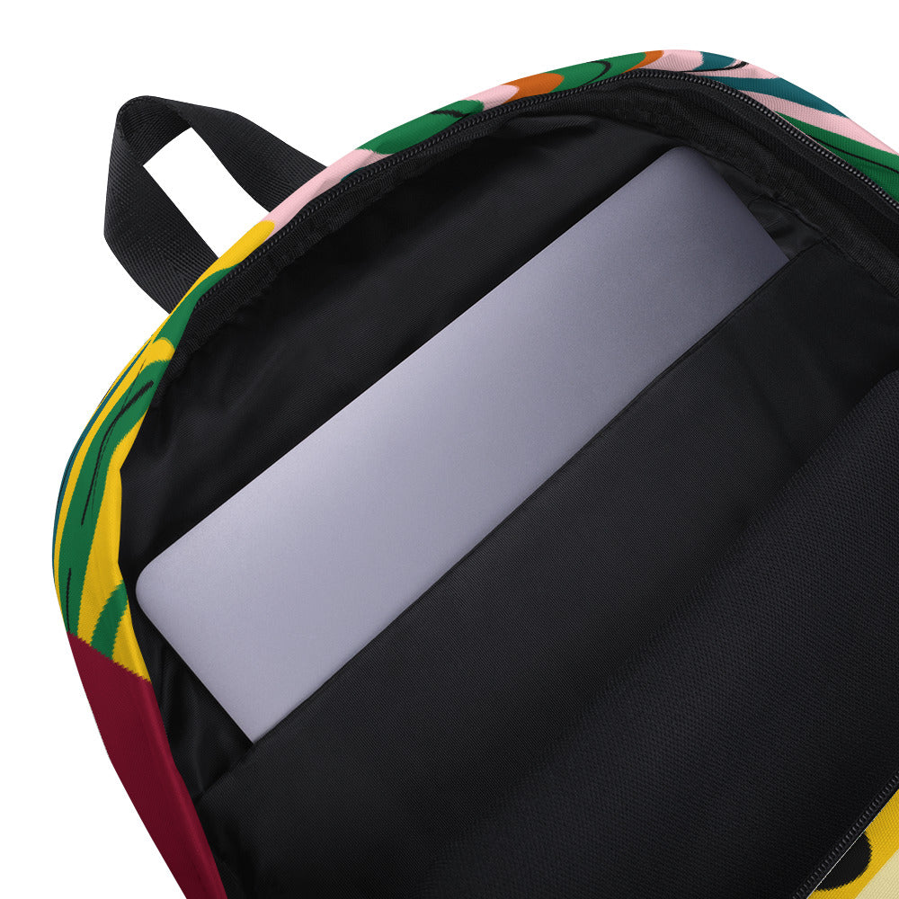 JUNGLE - WATER-RESISTANT BACKPACK WITH LAPTOP POCKET