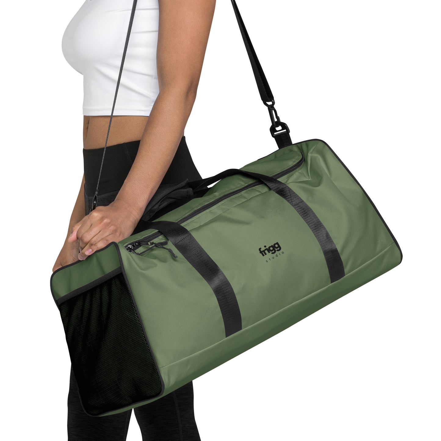 CAMOUFLAGE GREEN - DUFFLE BAG
