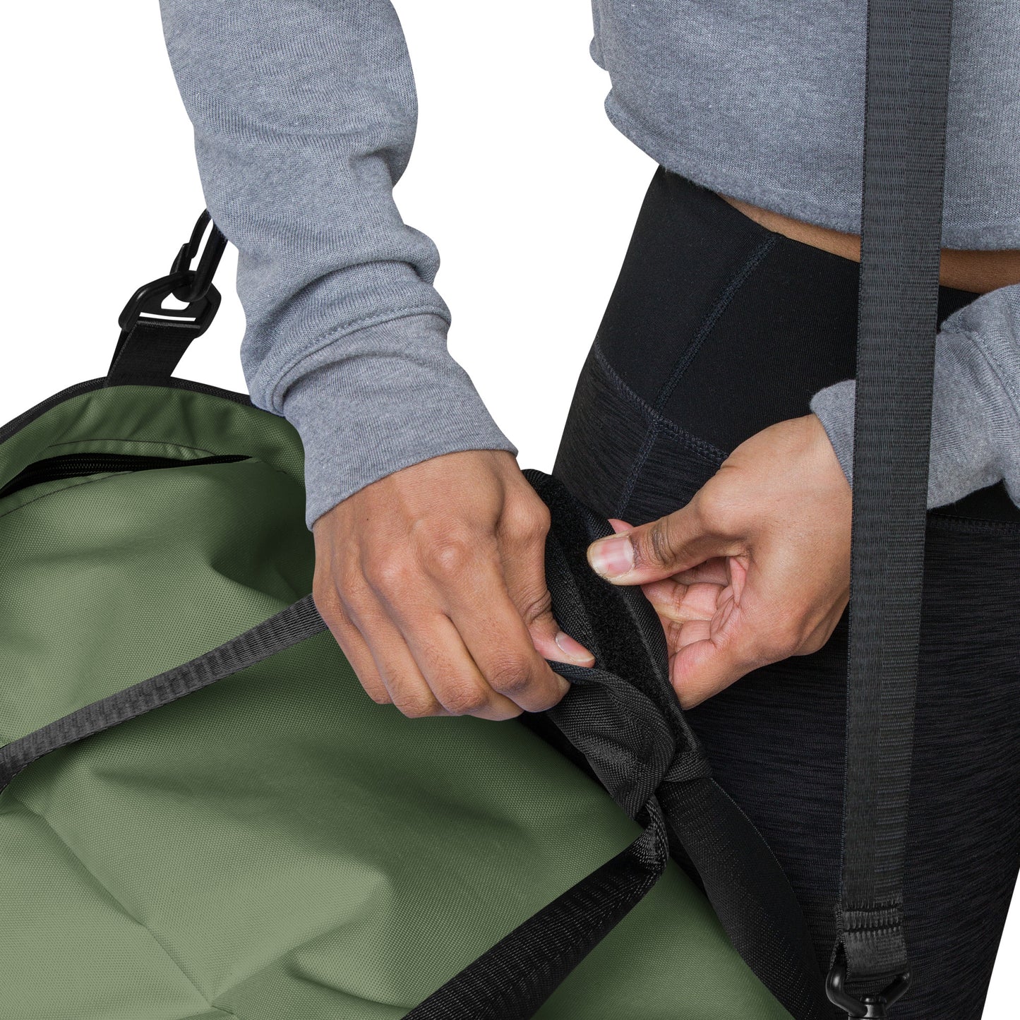 CAMOUFLAGE GREEN - DUFFLE BAG