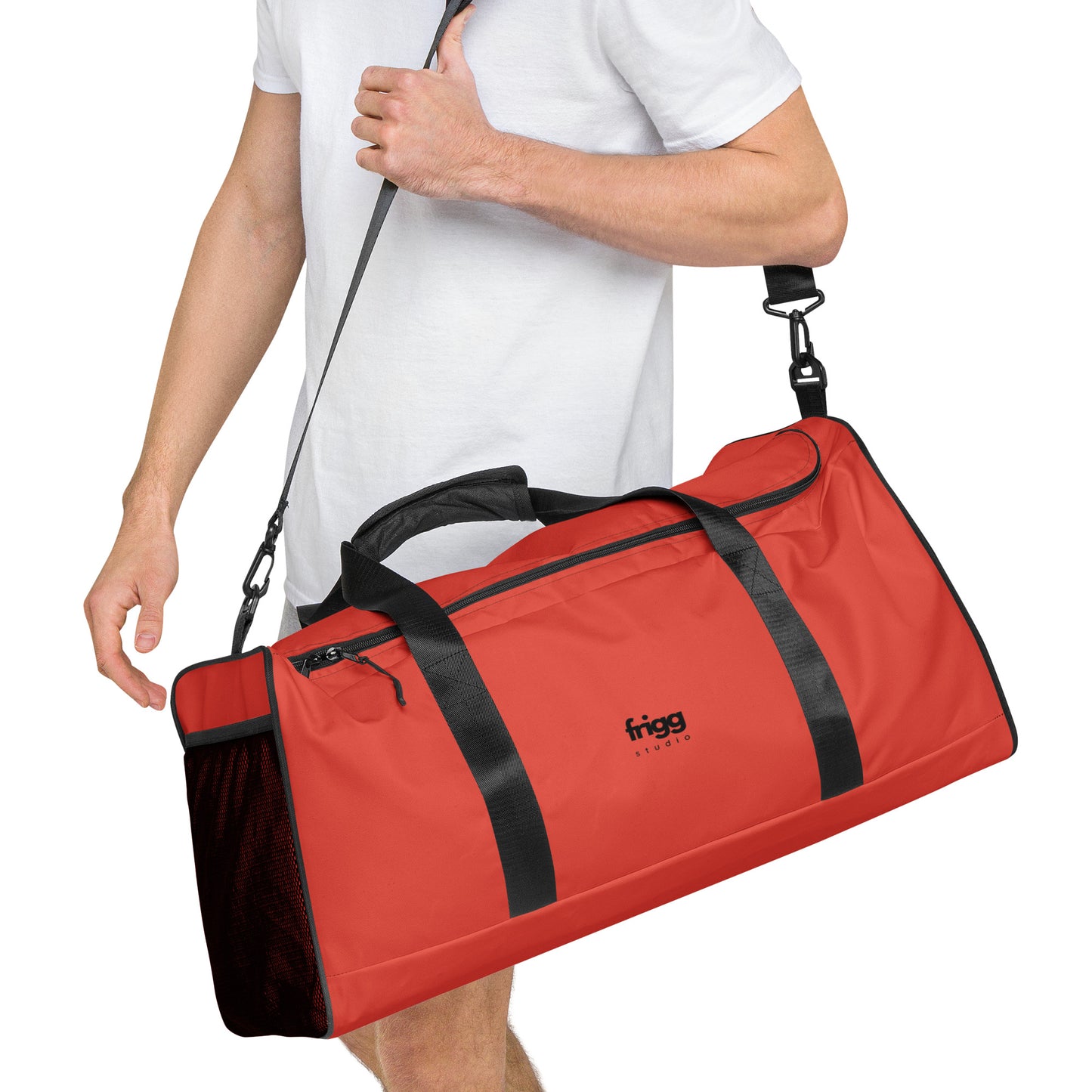 ORANGE RED - DUFFLE BAG