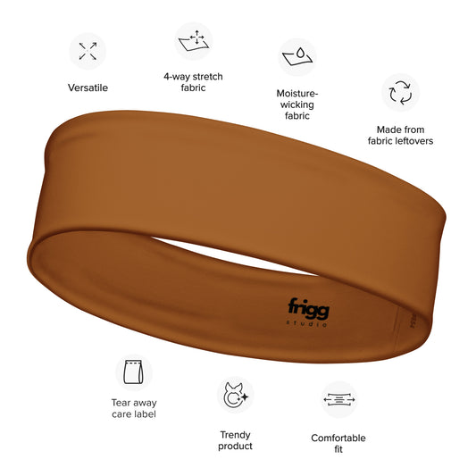 BURNT COFFEE - SPORT-STIRNBAND