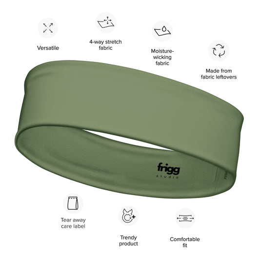 CAMOUFLAGE GRÜN - SPORT-STIRNBAND