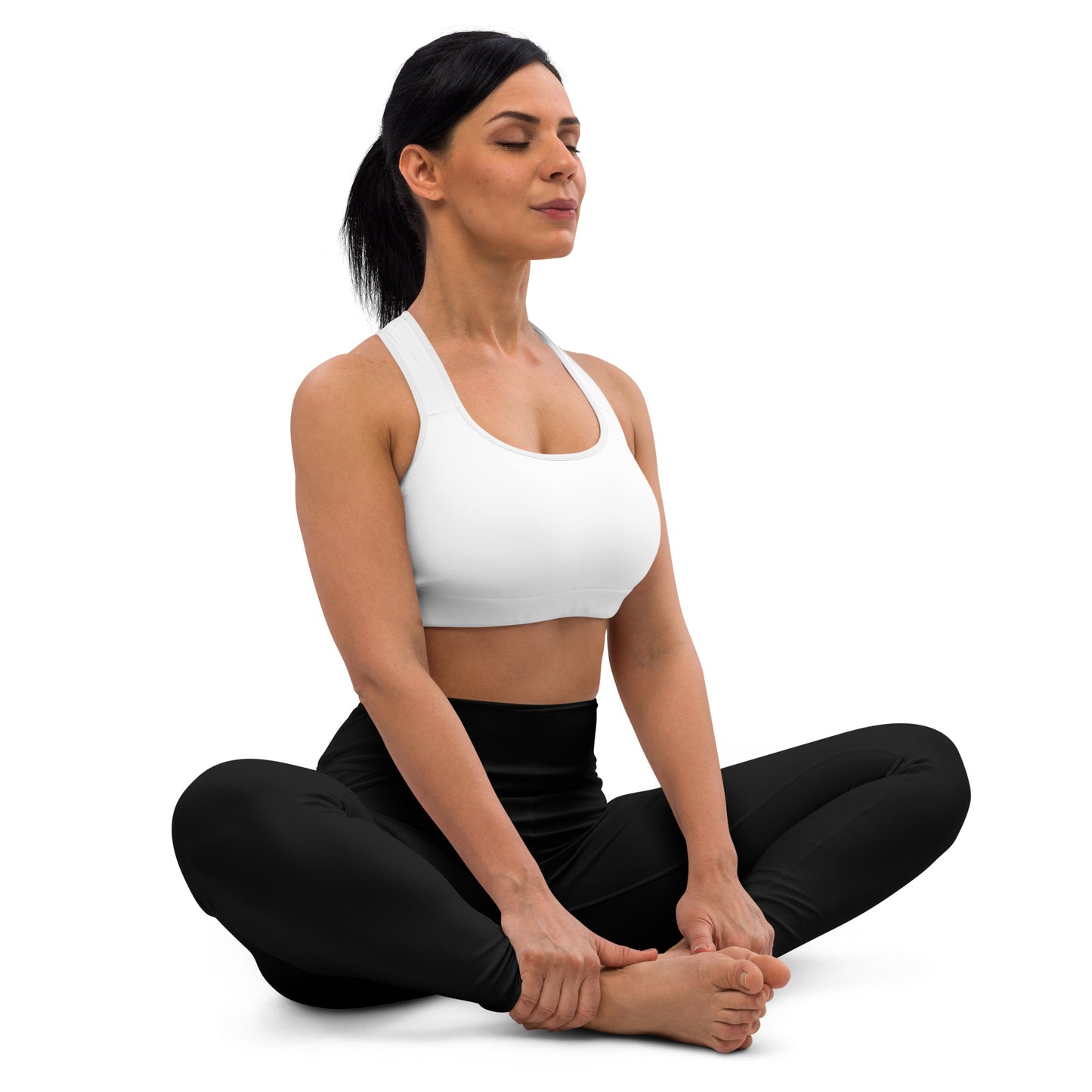 SCHWARZ - YOGA-LEGGINGS MIT HOHER TAILLE FÜR DAMEN