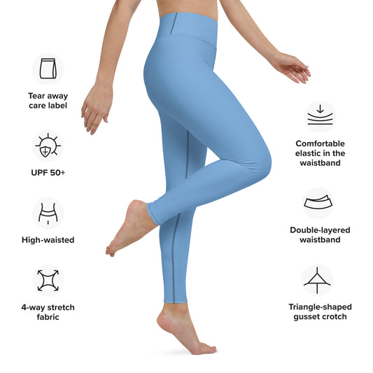 JORDY BLUE – YOGA-Leggings mit hoher Taille für Damen