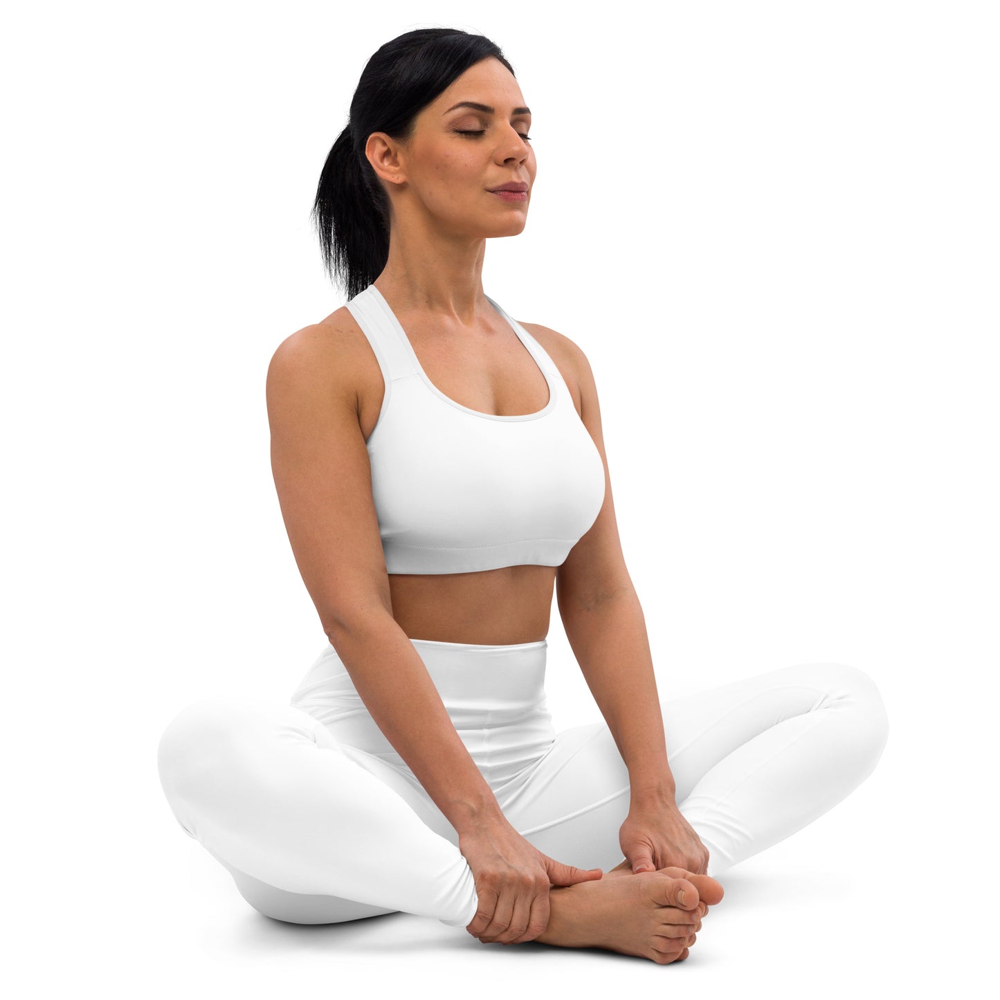 WHITE - WOMEN'S HIGH WAIST YOGA LEGGINGS