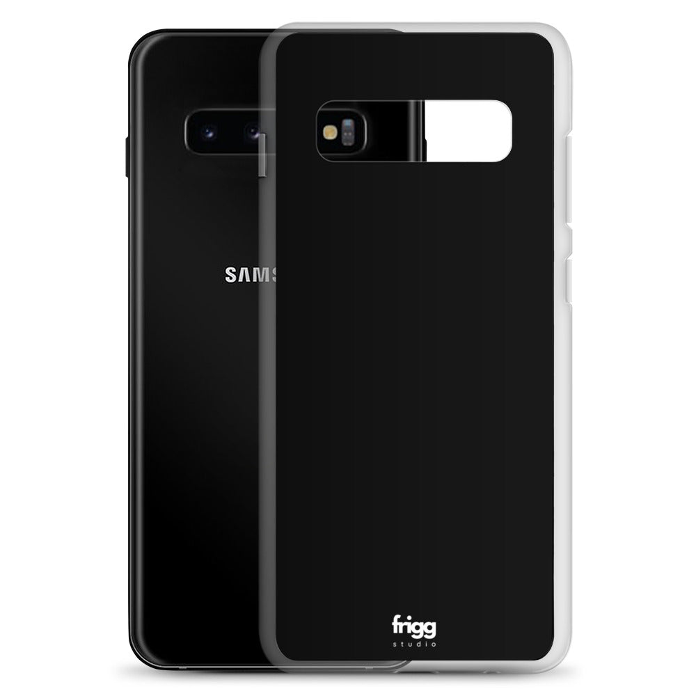 BLACK - CLEAR CASE FOR SAMSUNG