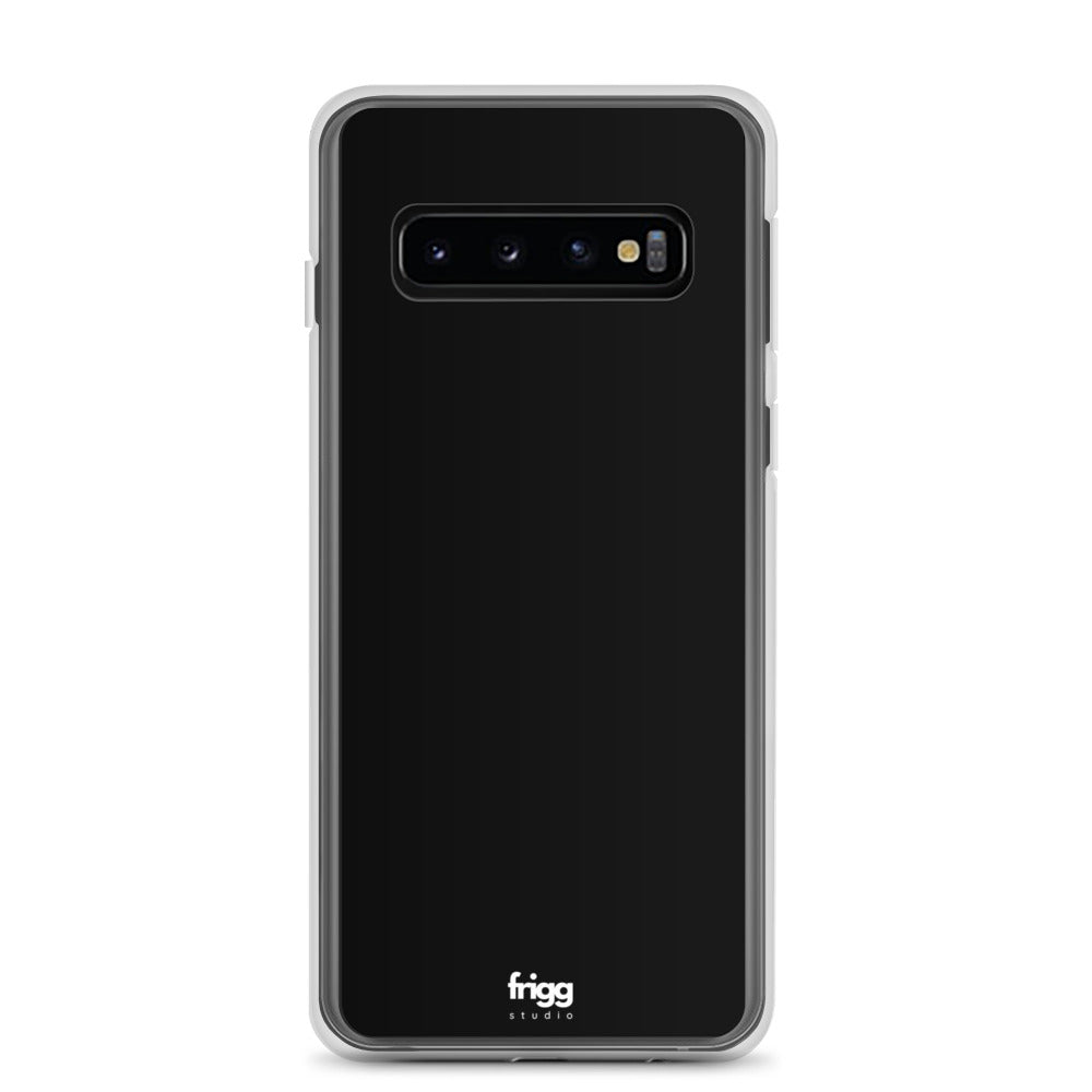 BLACK - CLEAR CASE FOR SAMSUNG