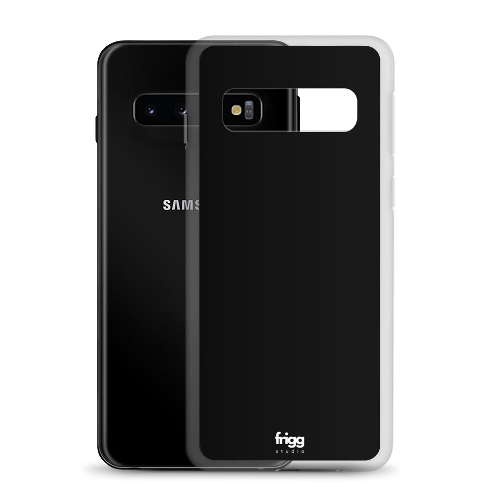 BLACK - CLEAR CASE FOR SAMSUNG