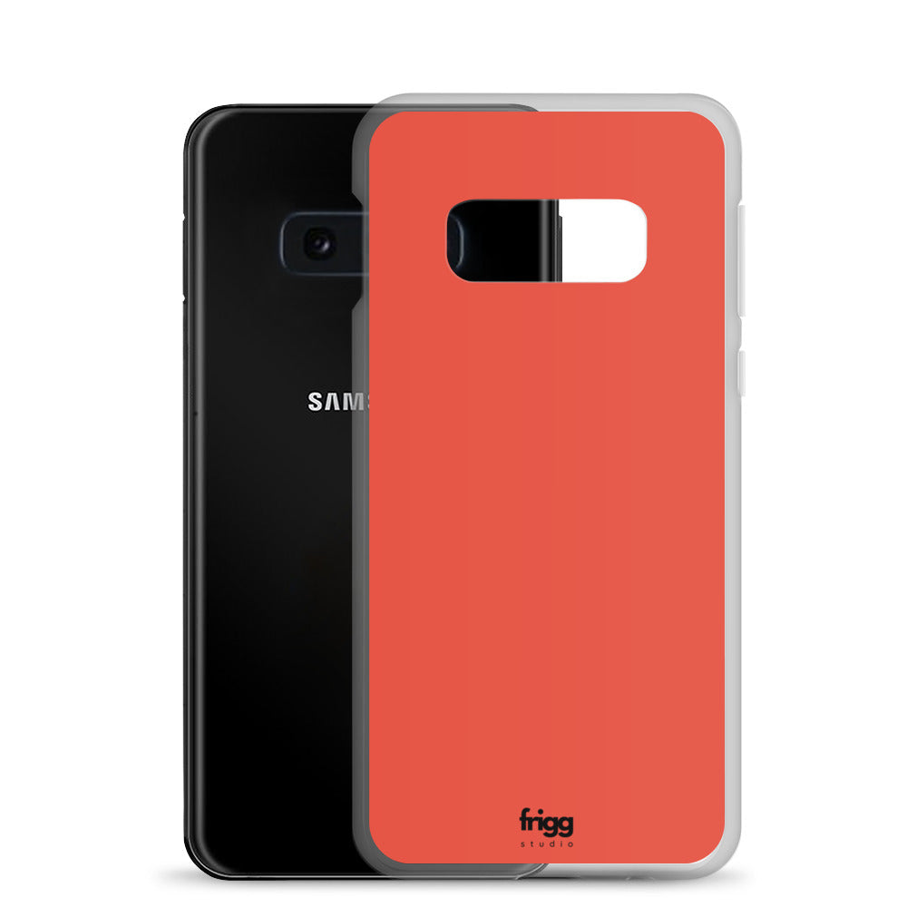 ORANGE RED – KLARES HÜLLE FÜR SAMSUNG