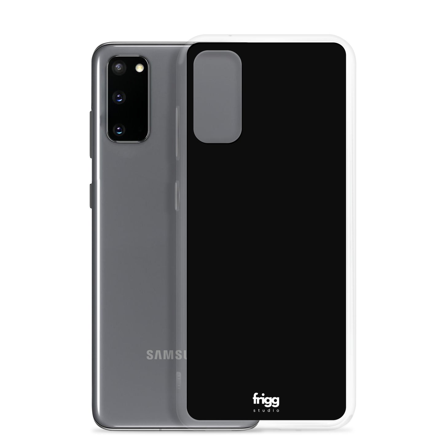 BLACK - CLEAR CASE FOR SAMSUNG